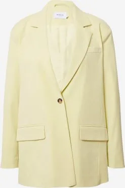 MOSS COPENHAGEN Klassieke Blazers Blazers Dames Lichtgeel
