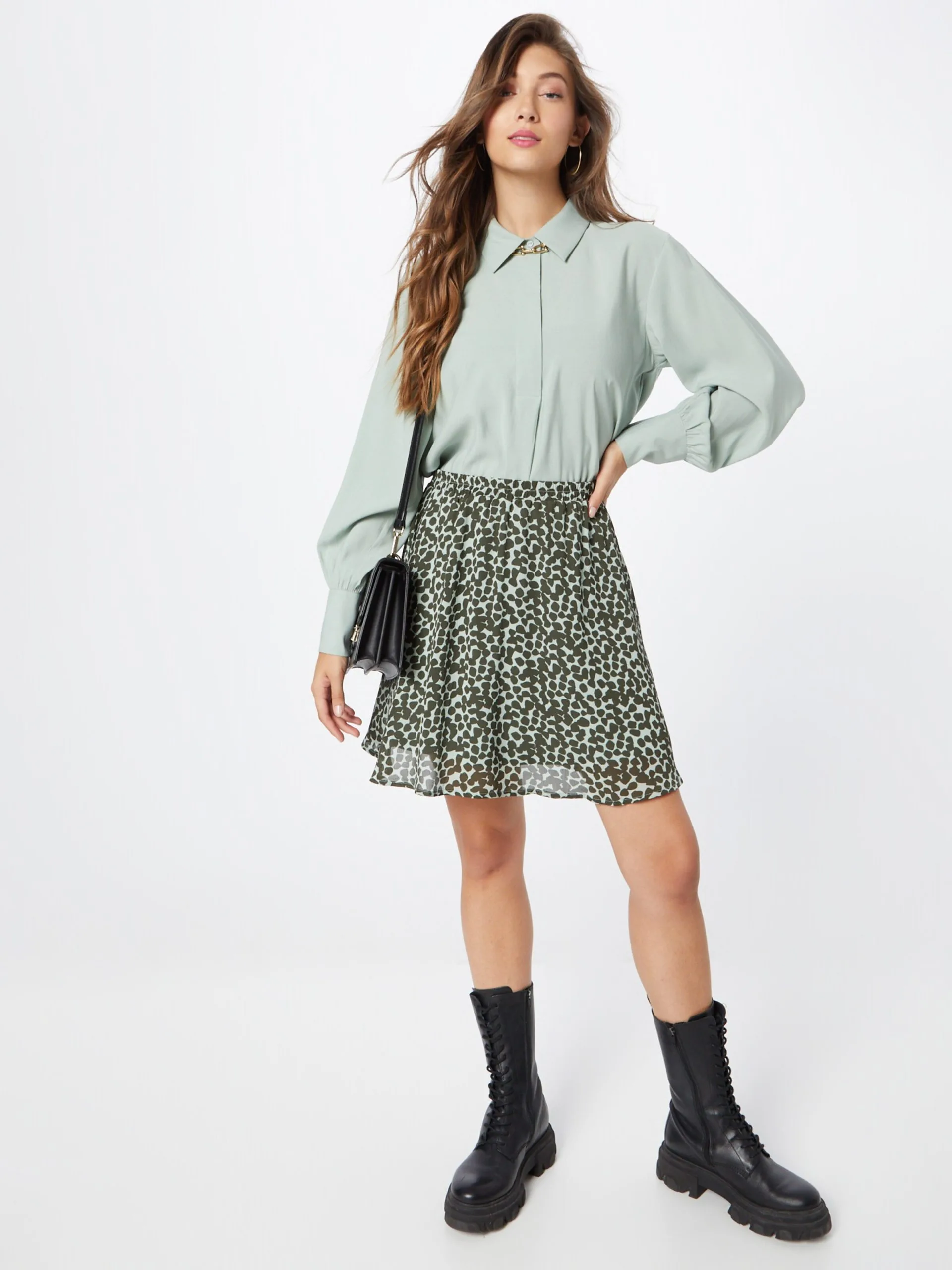 MOSS COPENHAGEN Overhemden Blouse Solila Dames Pastelgroen 5 MOSS COPENHAGEN Overhemden Blouse Solila Dames Pastelgroen - Afbeelding 5