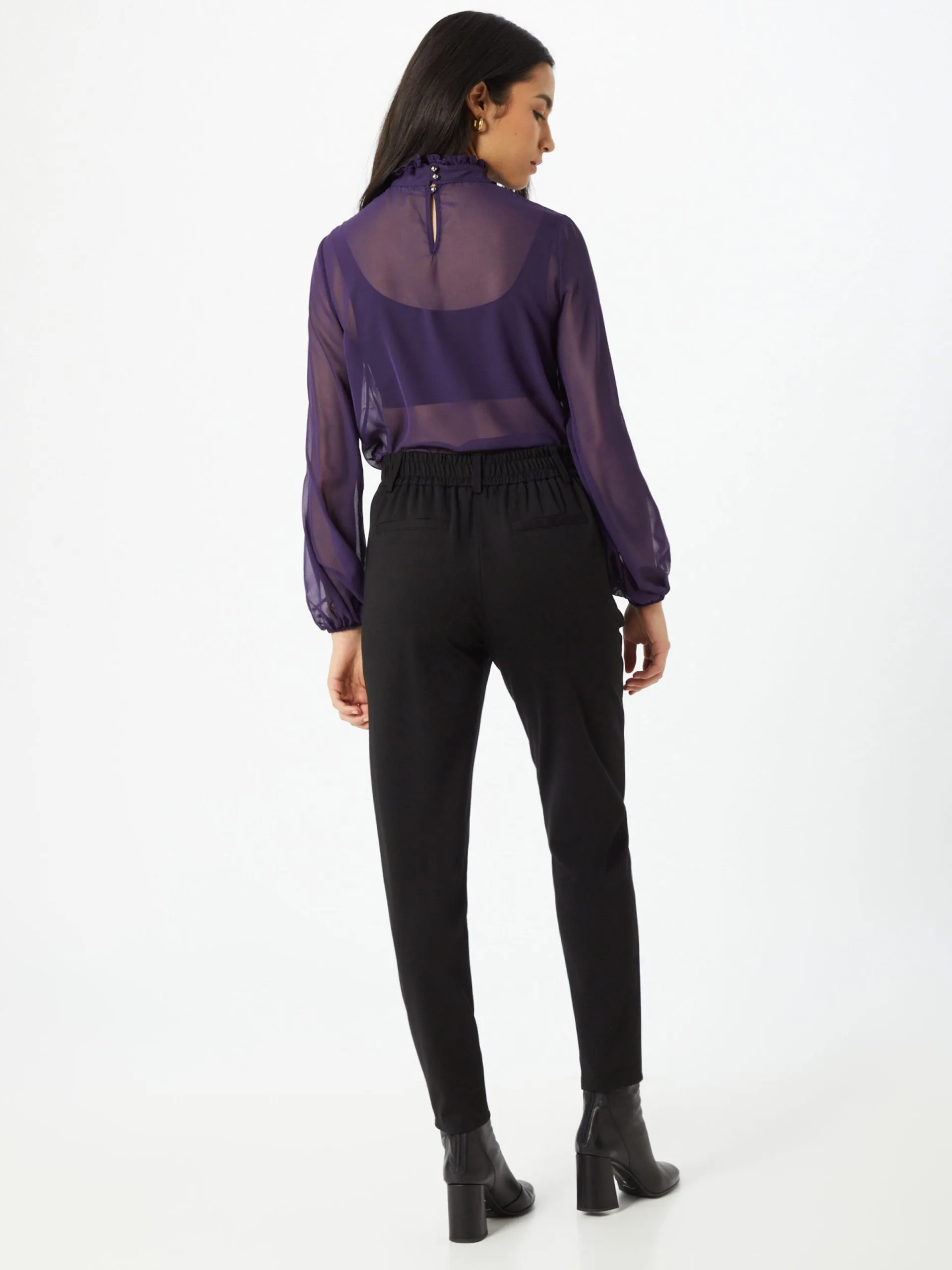 MOSS COPENHAGEN Pantalons Tapered Broek Dames Zwart 3 MOSS COPENHAGEN Pantalons Tapered Broek Dames Zwart - Afbeelding 3