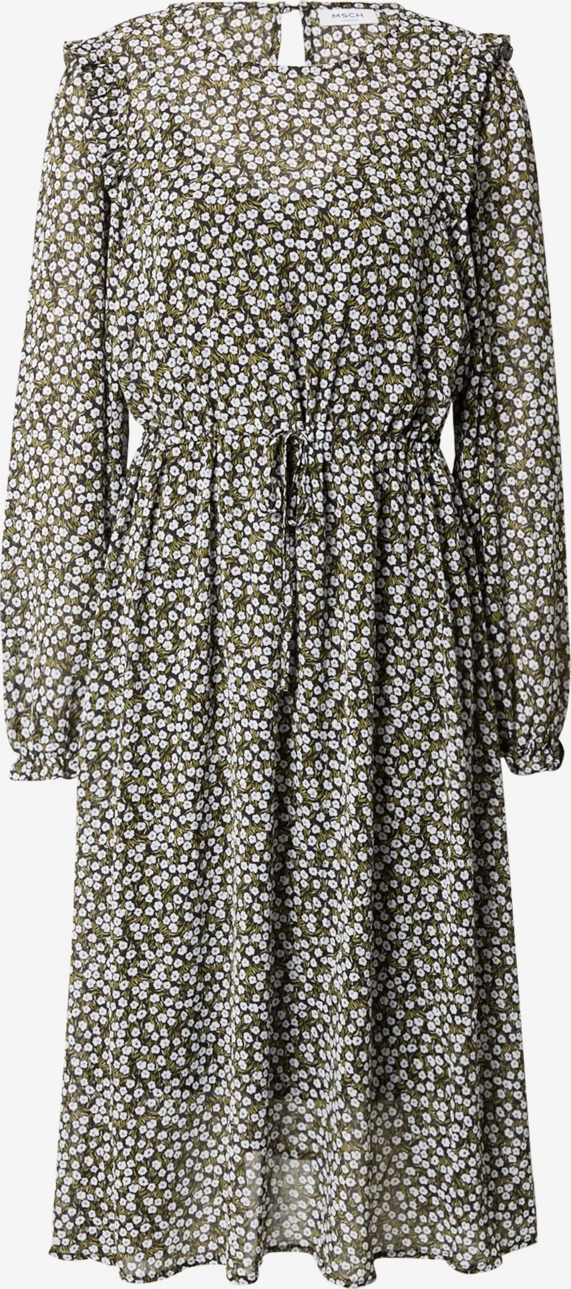 MOSS COPENHAGEN Midi Jurken Jurk Hibba Dames Nachtblauw 1 MOSS COPENHAGEN Midi Jurken Jurk Hibba Dames Nachtblauw