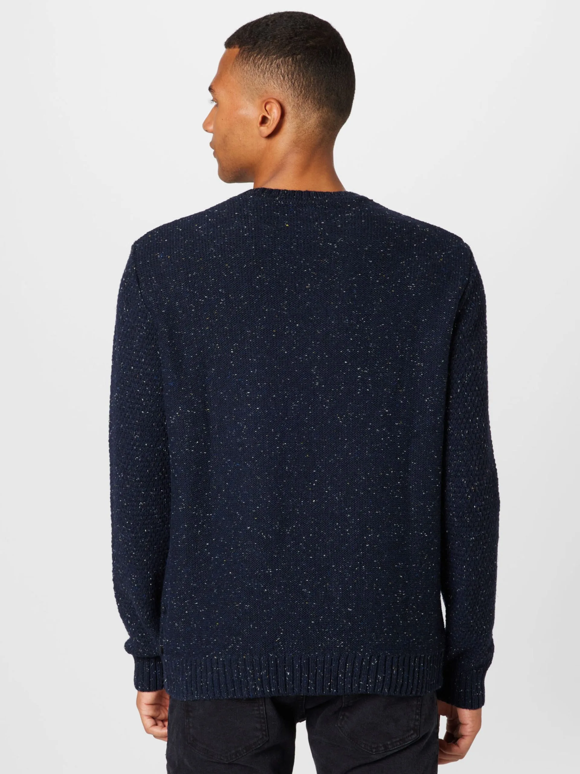 Crewneck Truien Trui Roberto Heren Navy 4 Crewneck Truien Trui Roberto Heren Navy - Afbeelding 4