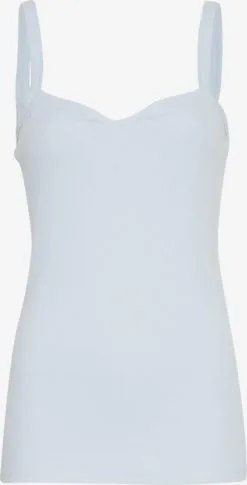 MOSS COPENHAGEN Spaghetti Tops Top Rasmia Dames Pastelblauw