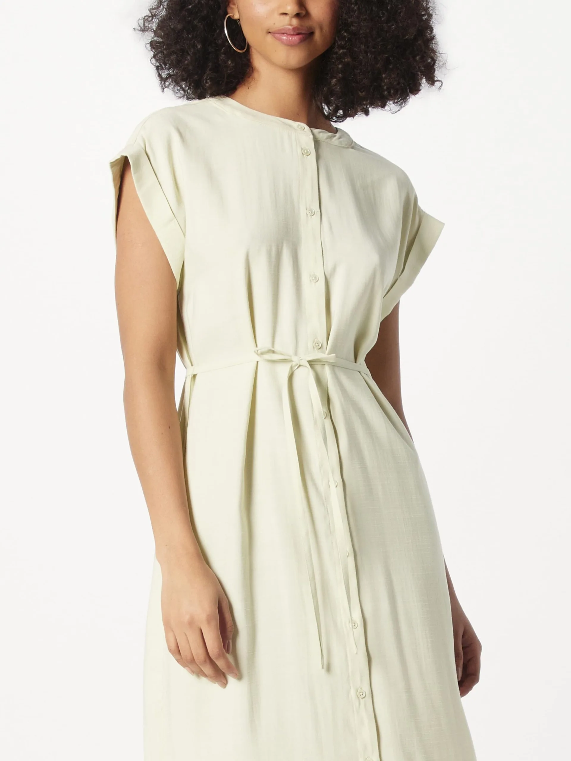 MOSS COPENHAGEN Blousejurken Blousejurk Dilvera Dames Beige 2 MOSS COPENHAGEN Blousejurken Blousejurk Dilvera Dames Beige - Afbeelding 2