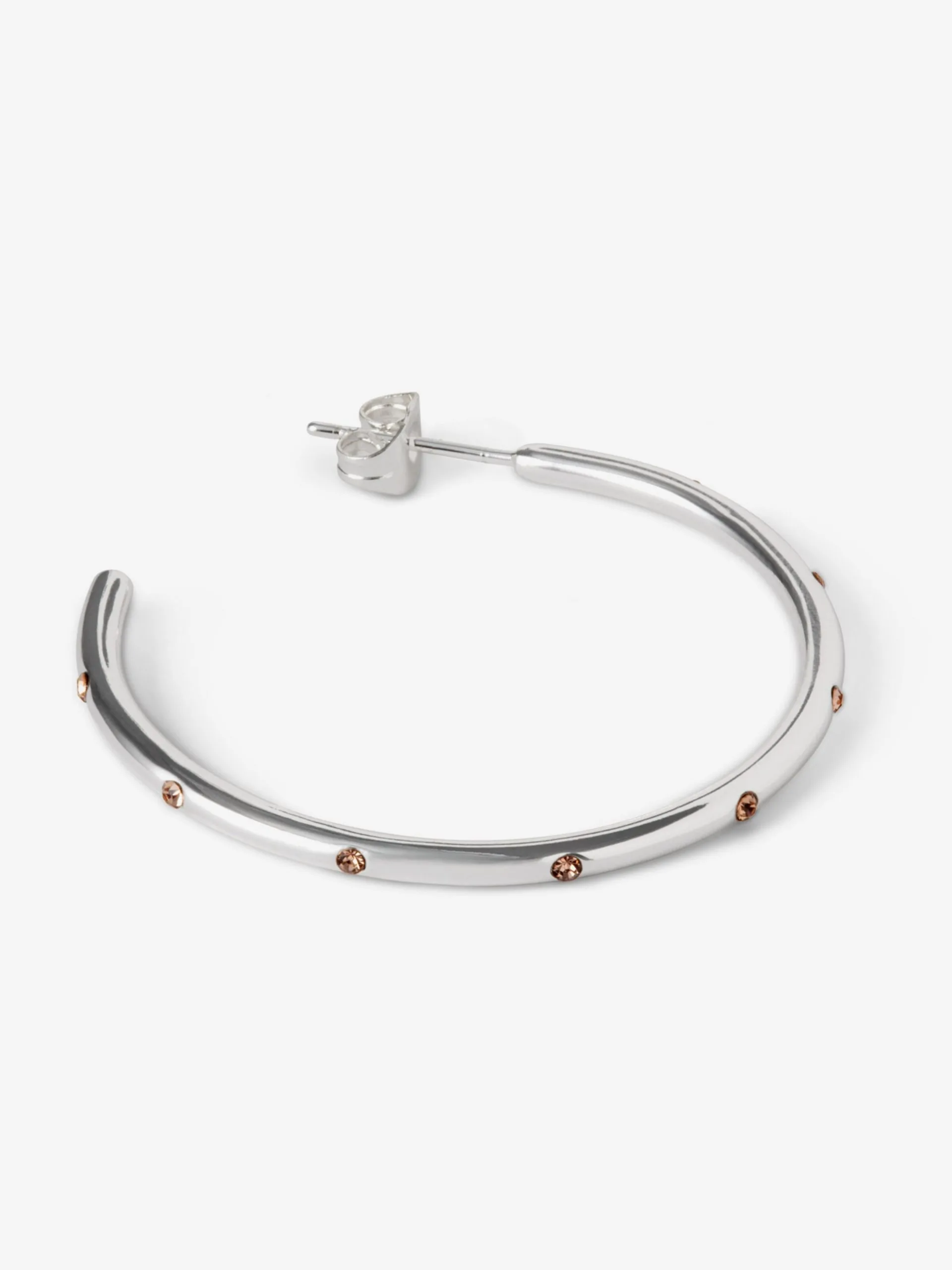 Oorringen Oorbellen OMG Dames Oranje / Zilver 2 Oorringen Oorbellen OMG Dames Oranje / Zilver - Afbeelding 2