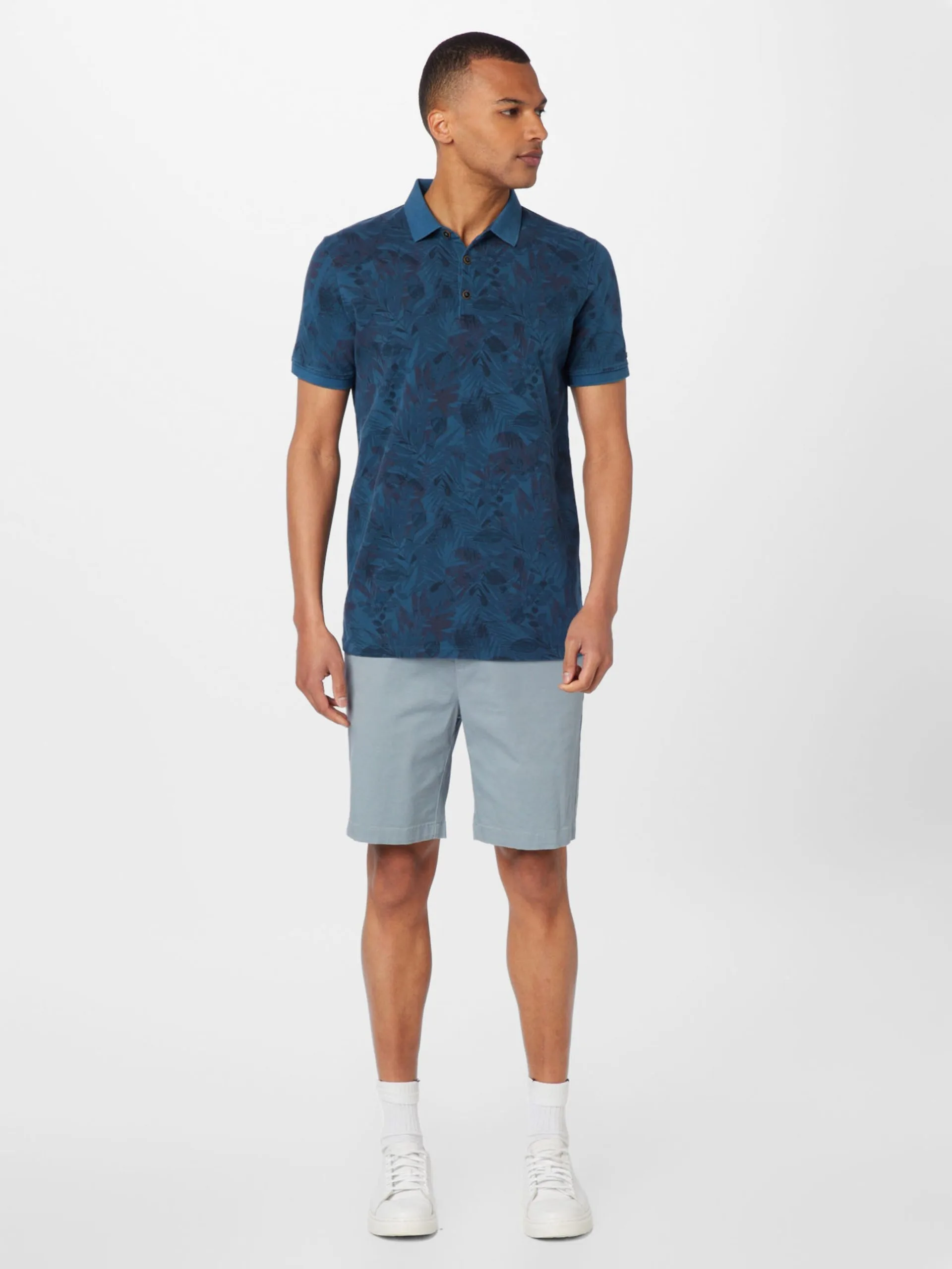 Chino Shorts Regular Chino Heren Duifblauw 5 Chino Shorts Regular Chino Heren Duifblauw - Afbeelding 5