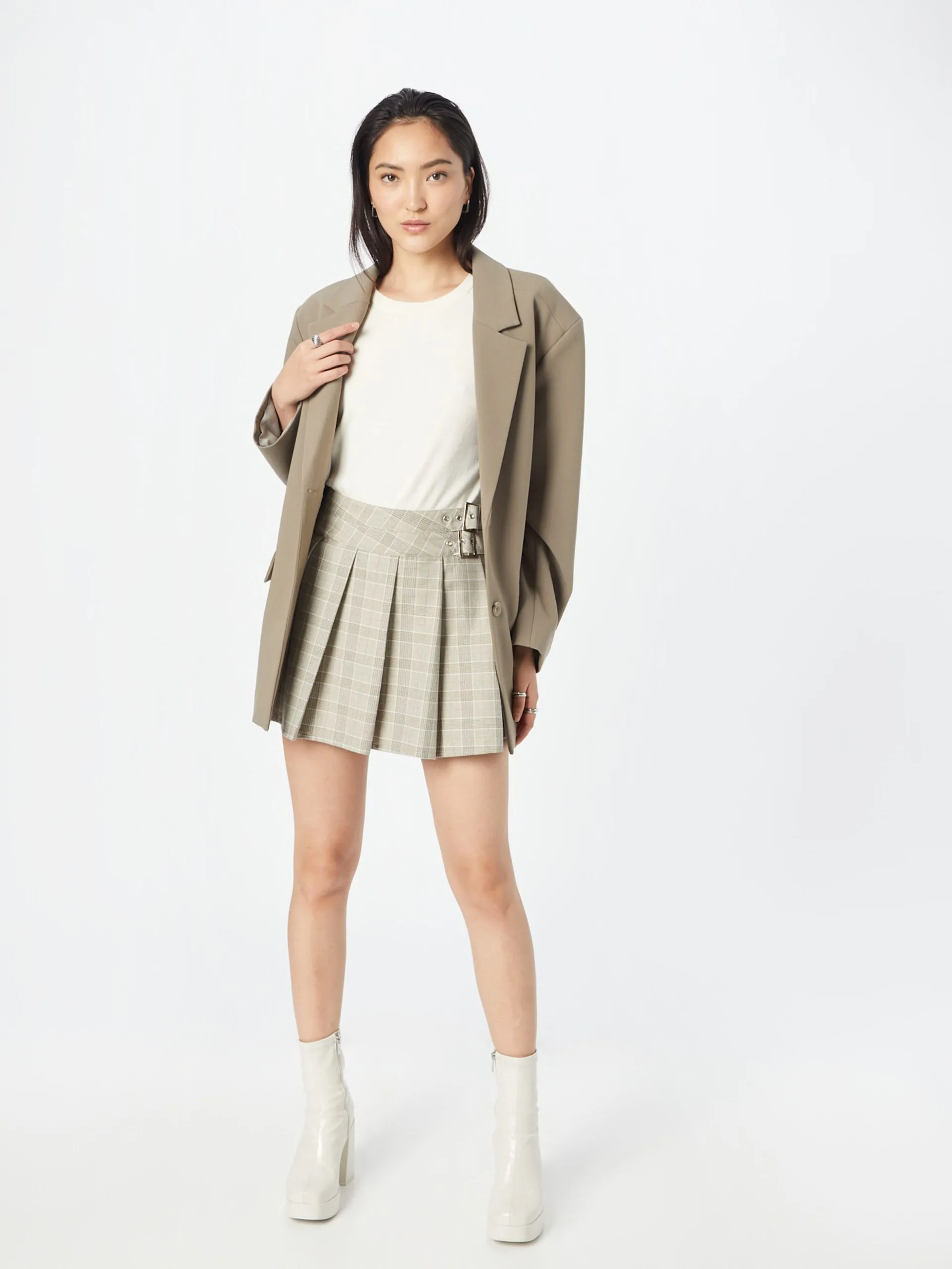 MOSS COPENHAGEN Fijngebreide Truien Trui Eslina Dames Beige 5 MOSS COPENHAGEN Fijngebreide Truien Trui Eslina Dames Beige - Afbeelding 5