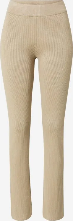 MOSS COPENHAGEN Pantalons Slimfit Broek Dames Beige