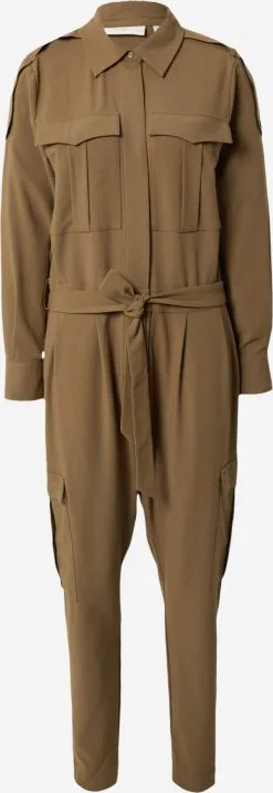 Lange Jumpsuits Jumpsuit BLIZ Dames Kaki