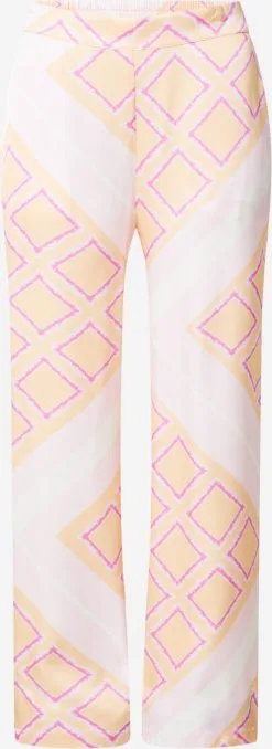 Coster Copenhagen Pantalons Regular Broek SILLE Dames Fuchsia / Pastelroze