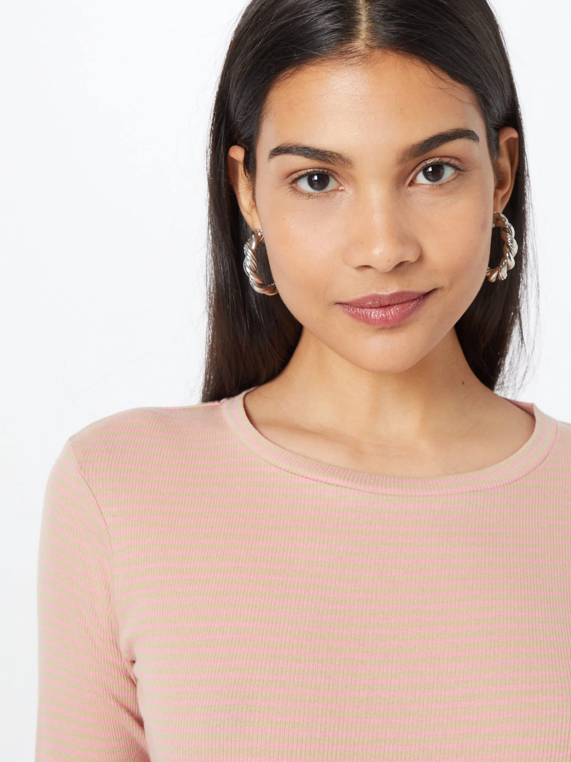 Longsleeves Shirt Dames Lichtbeige 2 Longsleeves Shirt Dames Lichtbeige - Afbeelding 2