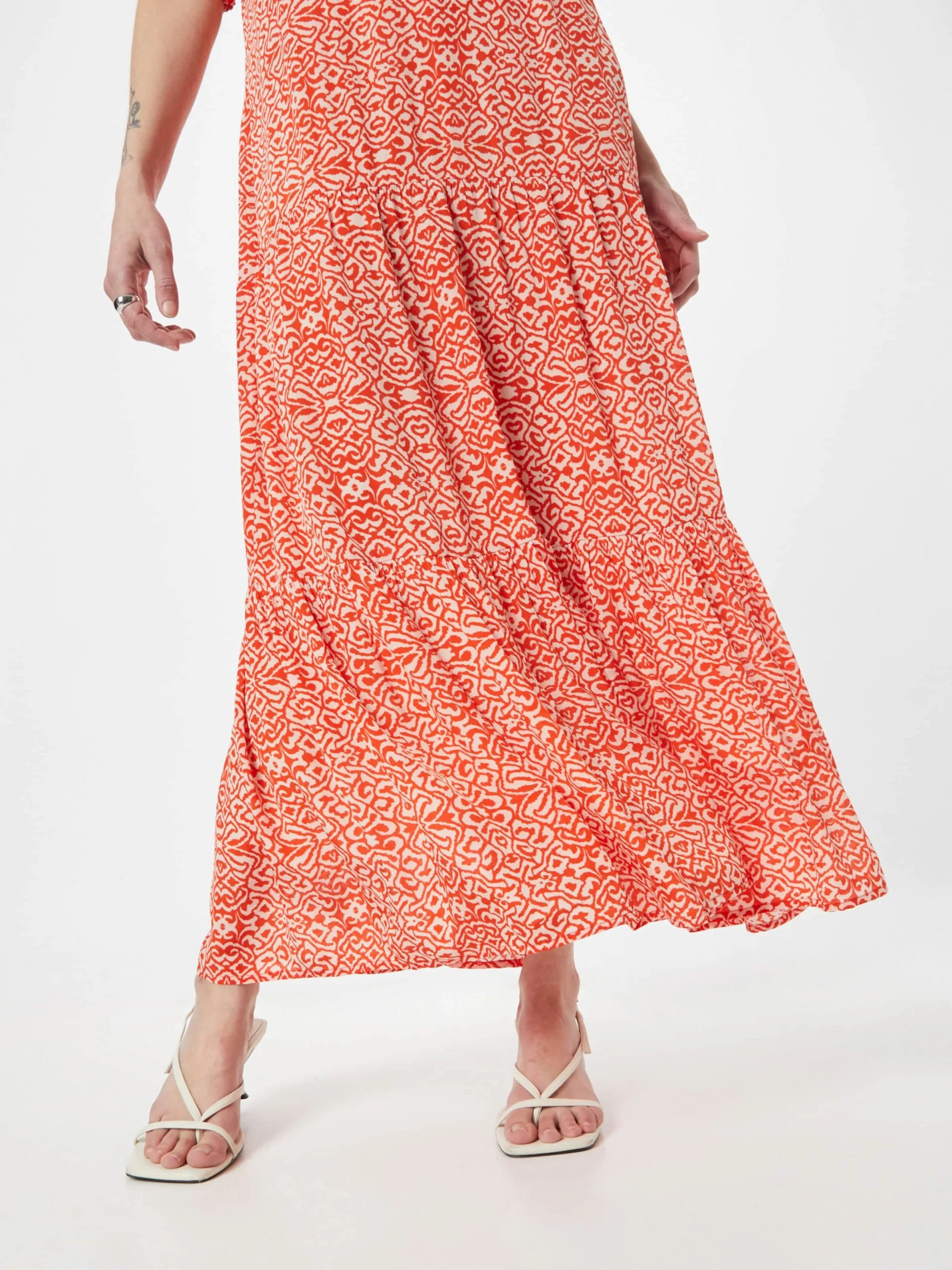 Maxi Jurken Jurk Unity Dames Rood 2 Maxi Jurken Jurk Unity Dames Rood - Afbeelding 2