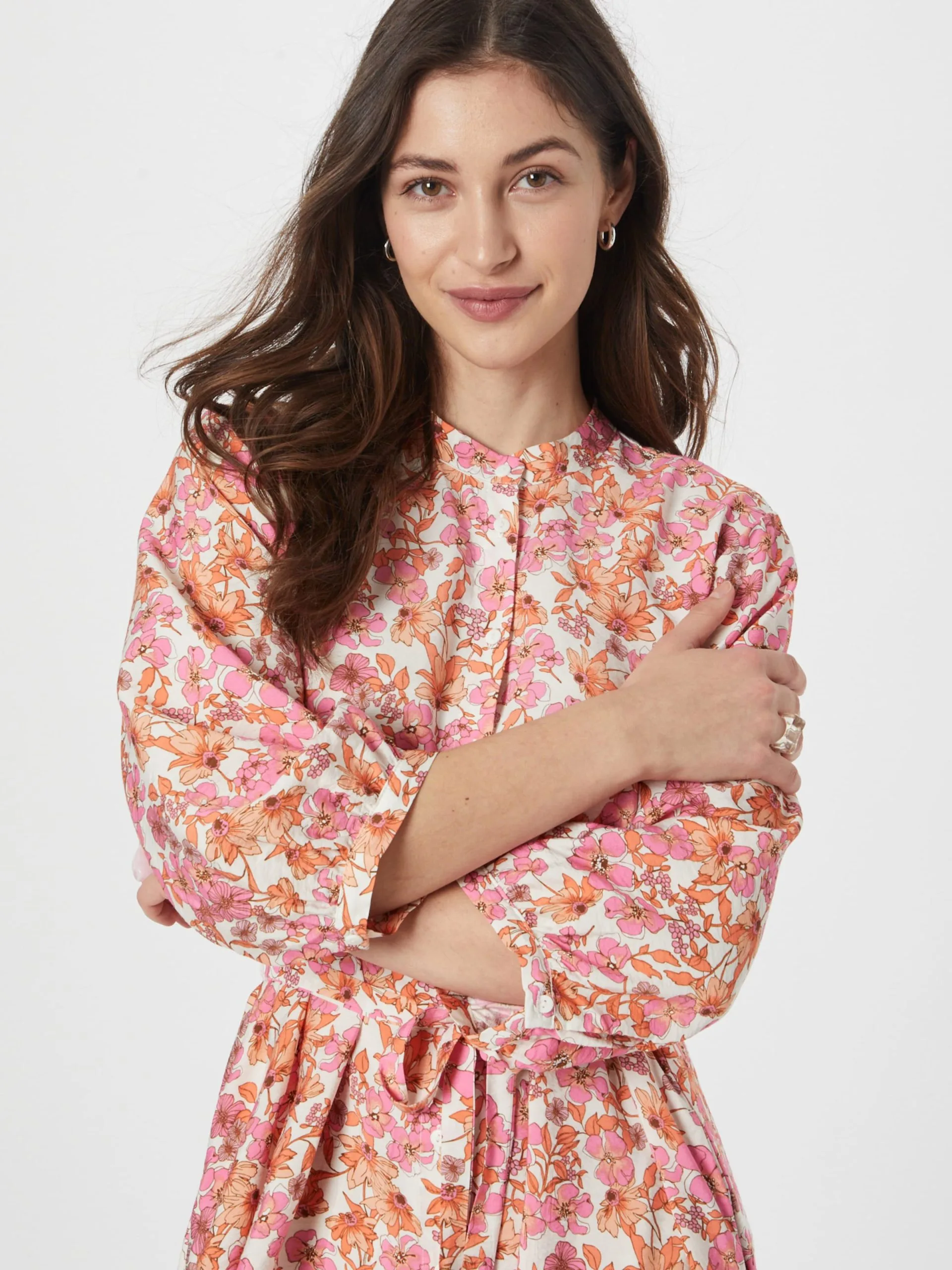 MOSS COPENHAGEN Blousejurken Blousejurk Adanaya Dames Roze 2 MOSS COPENHAGEN Blousejurken Blousejurk Adanaya Dames Roze - Afbeelding 2