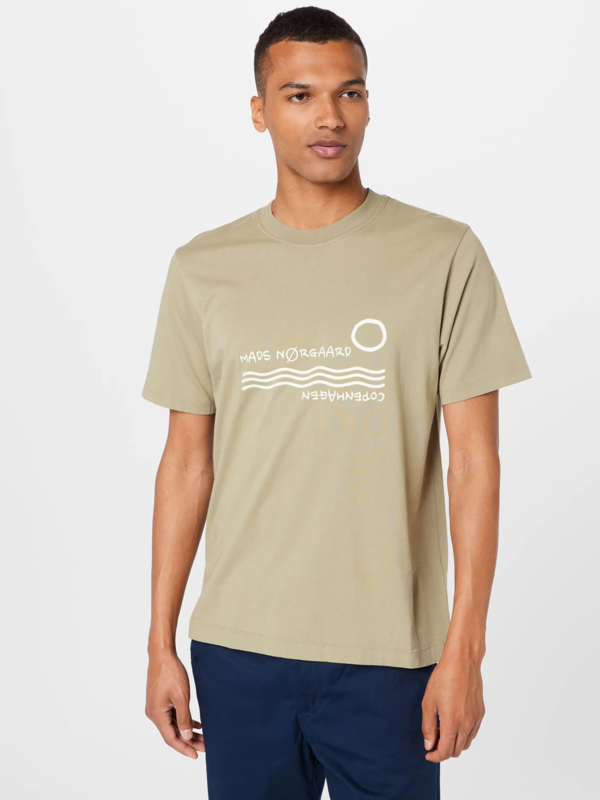 T-shirts Shirt Heren Beige 3 T-shirts Shirt Heren Beige - Afbeelding 3