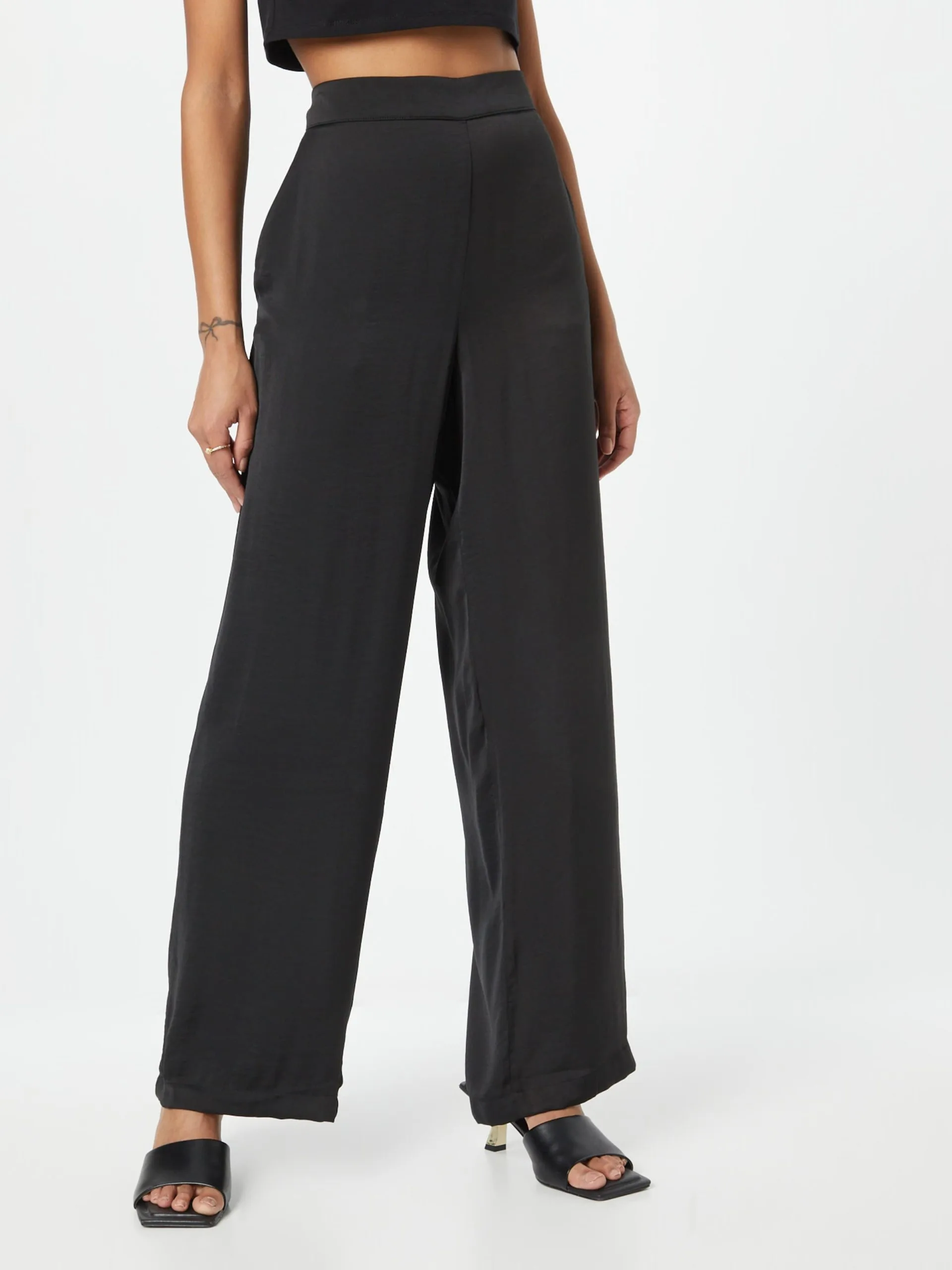 MOSS COPENHAGEN Pantalons Wide Leg Broek Baria Dames Zwart 3 MOSS COPENHAGEN Pantalons Wide Leg Broek Baria Dames Zwart - Afbeelding 3