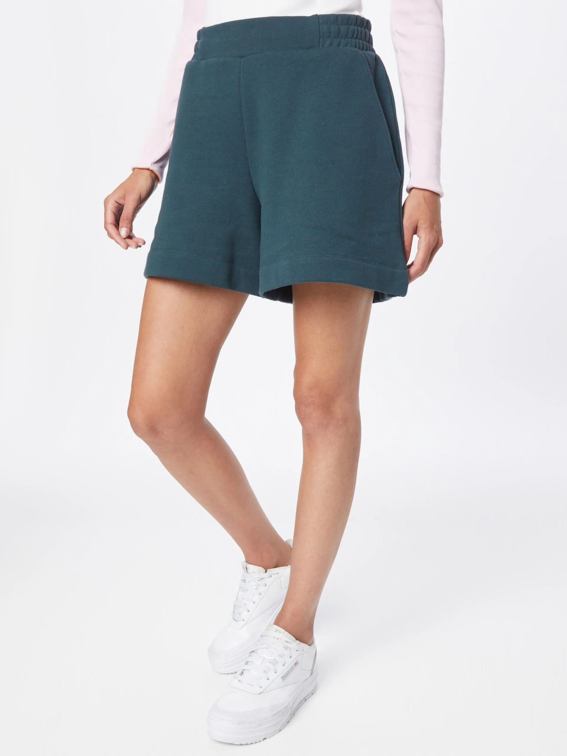 Shorts Loosefit Broek Dames Smaragd 3 Shorts Loosefit Broek Dames Smaragd - Afbeelding 3