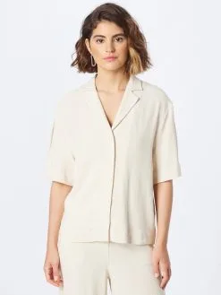 MOSS COPENHAGEN Blouses Met Korte Mouw Blouse Idetta Dames Beige 7 MOSS COPENHAGEN Blouses Met Korte Mouw Blouse Idetta Dames Beige -Moss Copenhagen Verkoop 178cea8f9dc309ed3097a9ffe5c0d5ae