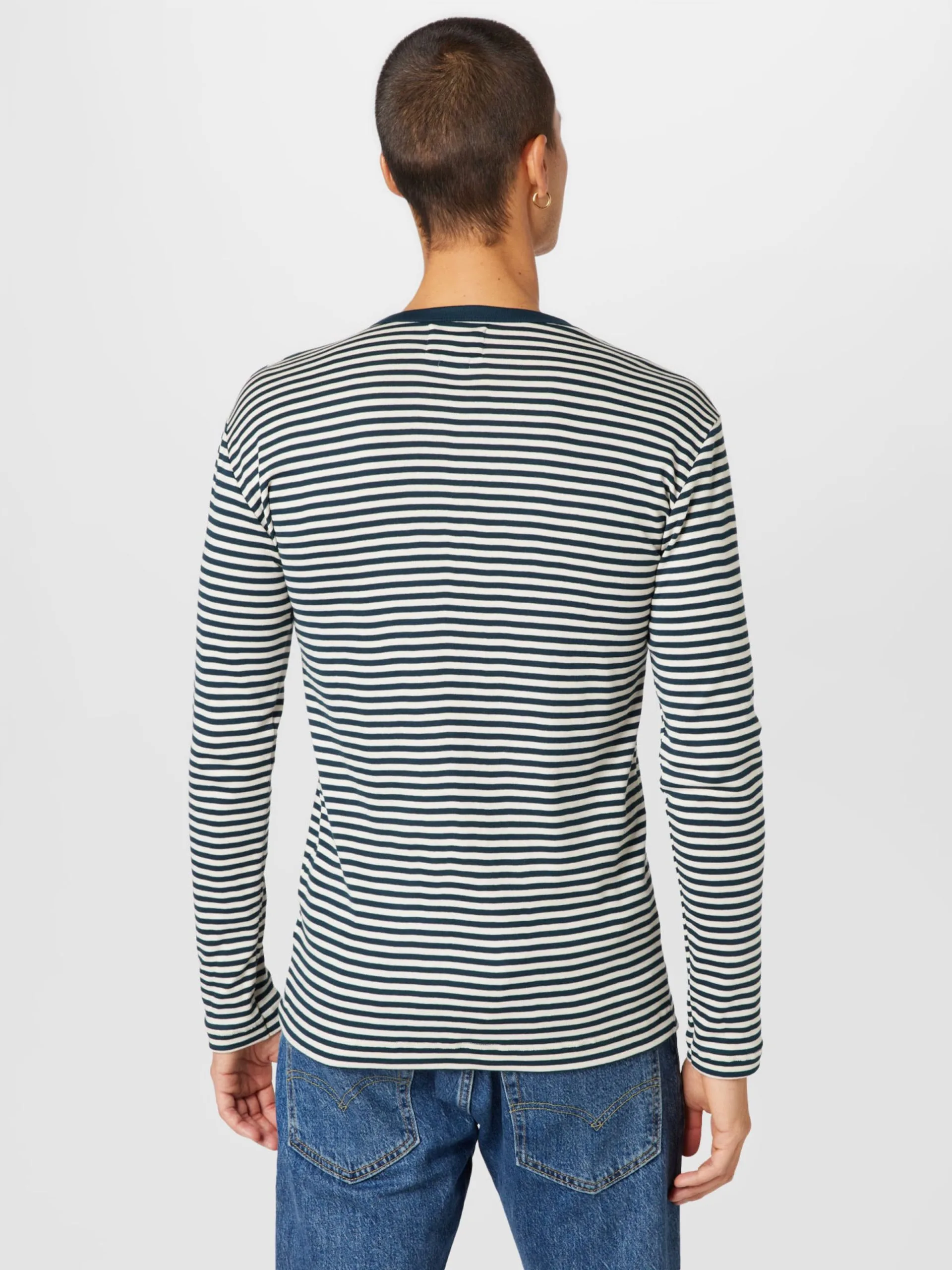 Longsleeves Shirt Tobias Heren Nachtblauw 4 Longsleeves Shirt Tobias Heren Nachtblauw - Afbeelding 4