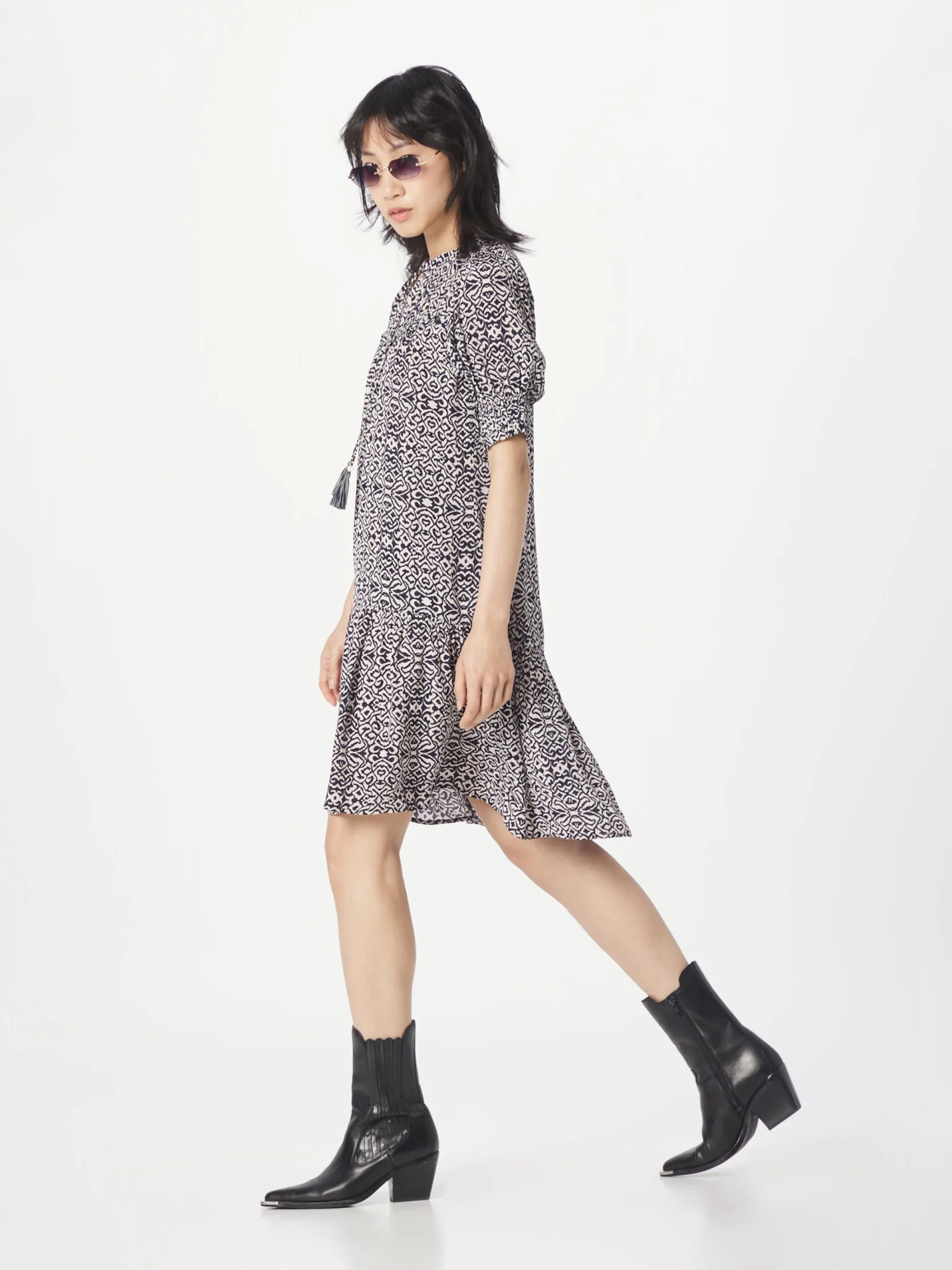 Mini Jurken Jurk Thalia Dames Enziaan 5 Mini Jurken Jurk Thalia Dames Enziaan - Afbeelding 5