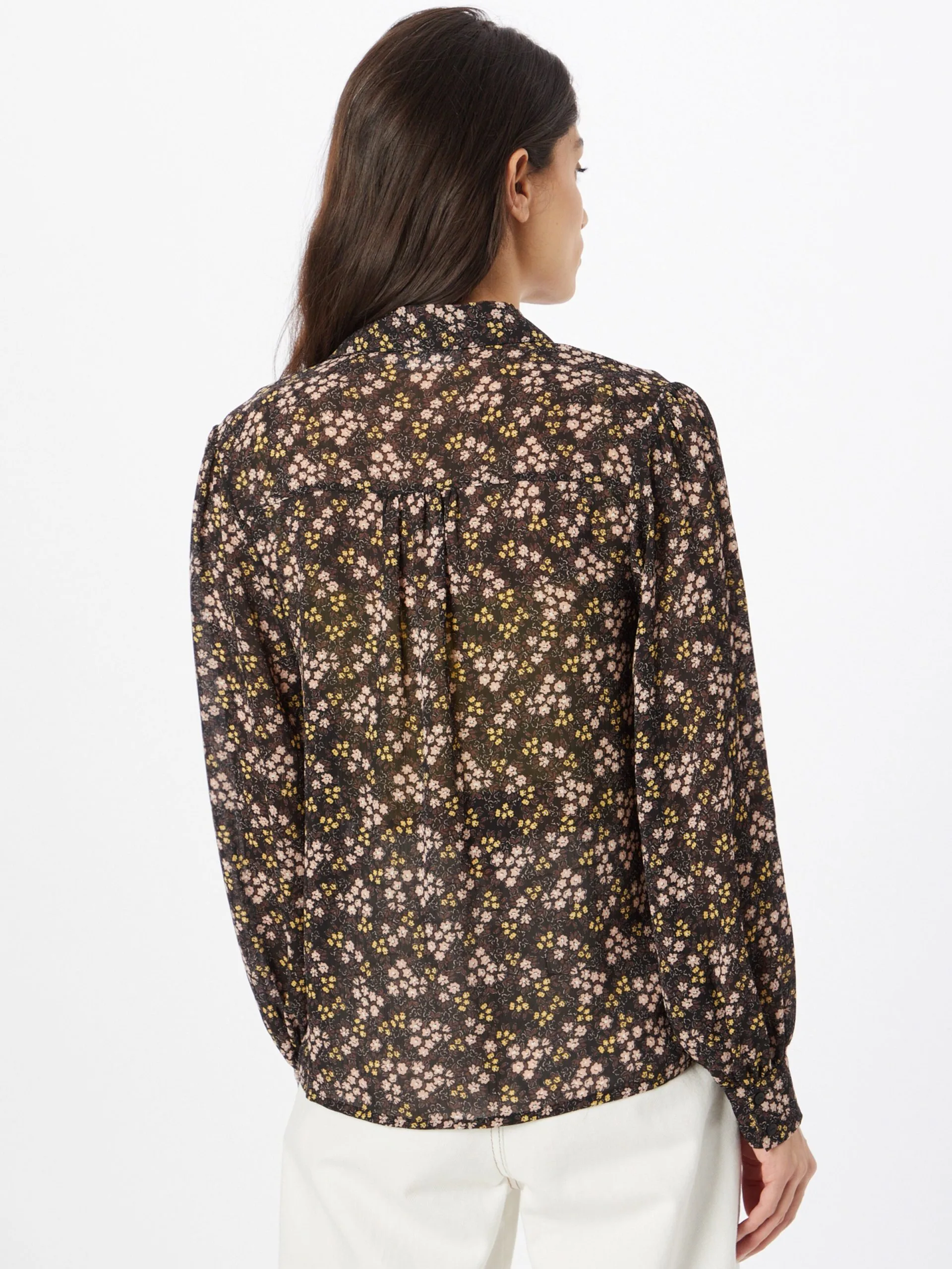 MOSS COPENHAGEN Overhemden Blouse Iluna Rikkelie Dames Zwart 4 MOSS COPENHAGEN Overhemden Blouse Iluna Rikkelie Dames Zwart - Afbeelding 4