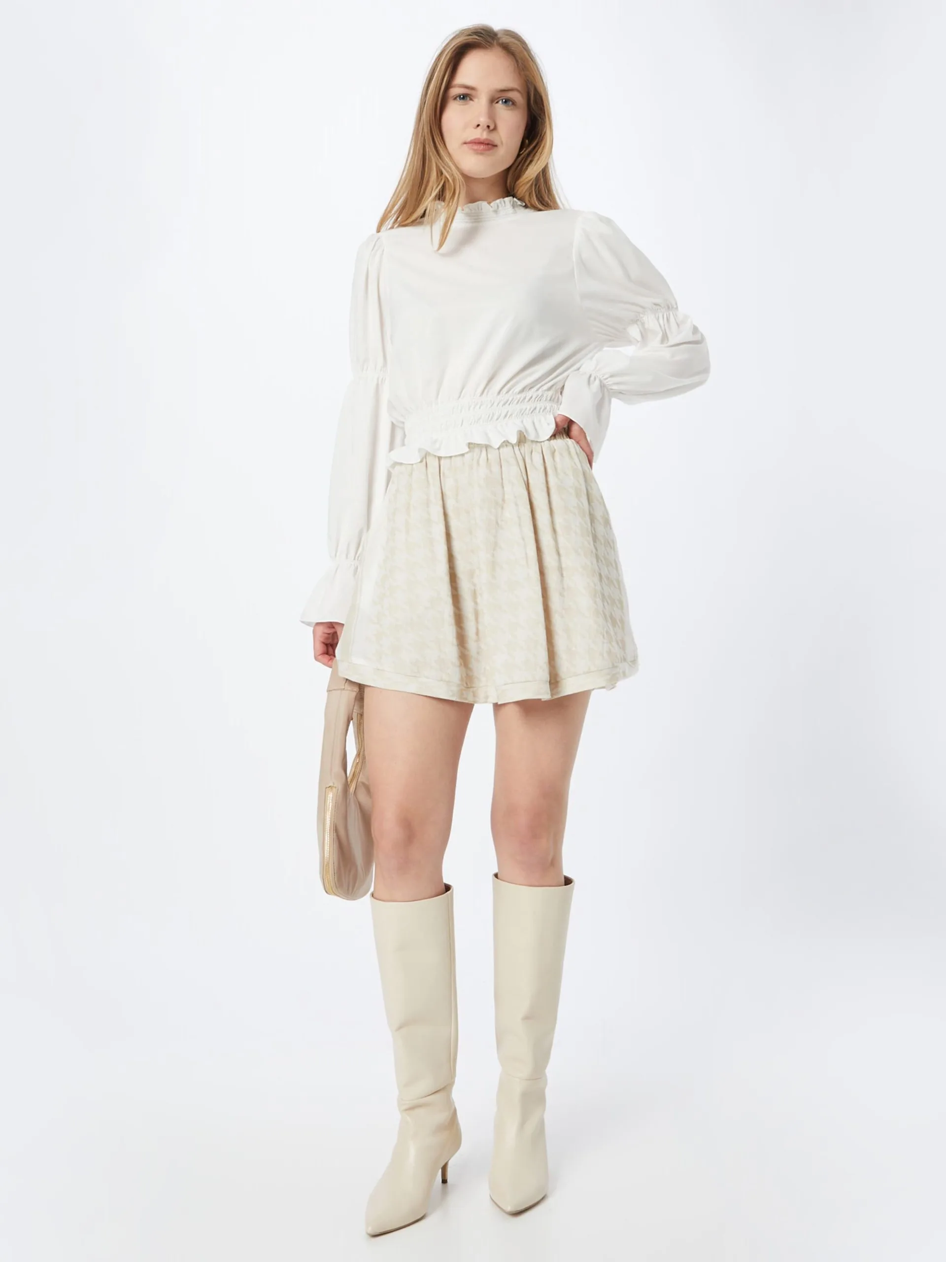 Mini Rokken Rok Dames Offwhite 5 Mini Rokken Rok Dames Offwhite - Afbeelding 5