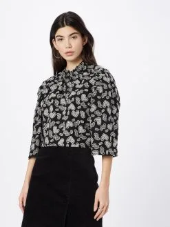 Blouses Met Korte Mouw Blouse Elle Dames Zwart 7 Blouses Met Korte Mouw Blouse Elle Dames Zwart -Moss Copenhagen Verkoop 1c3f2815eebd01af1308c49c50311d93