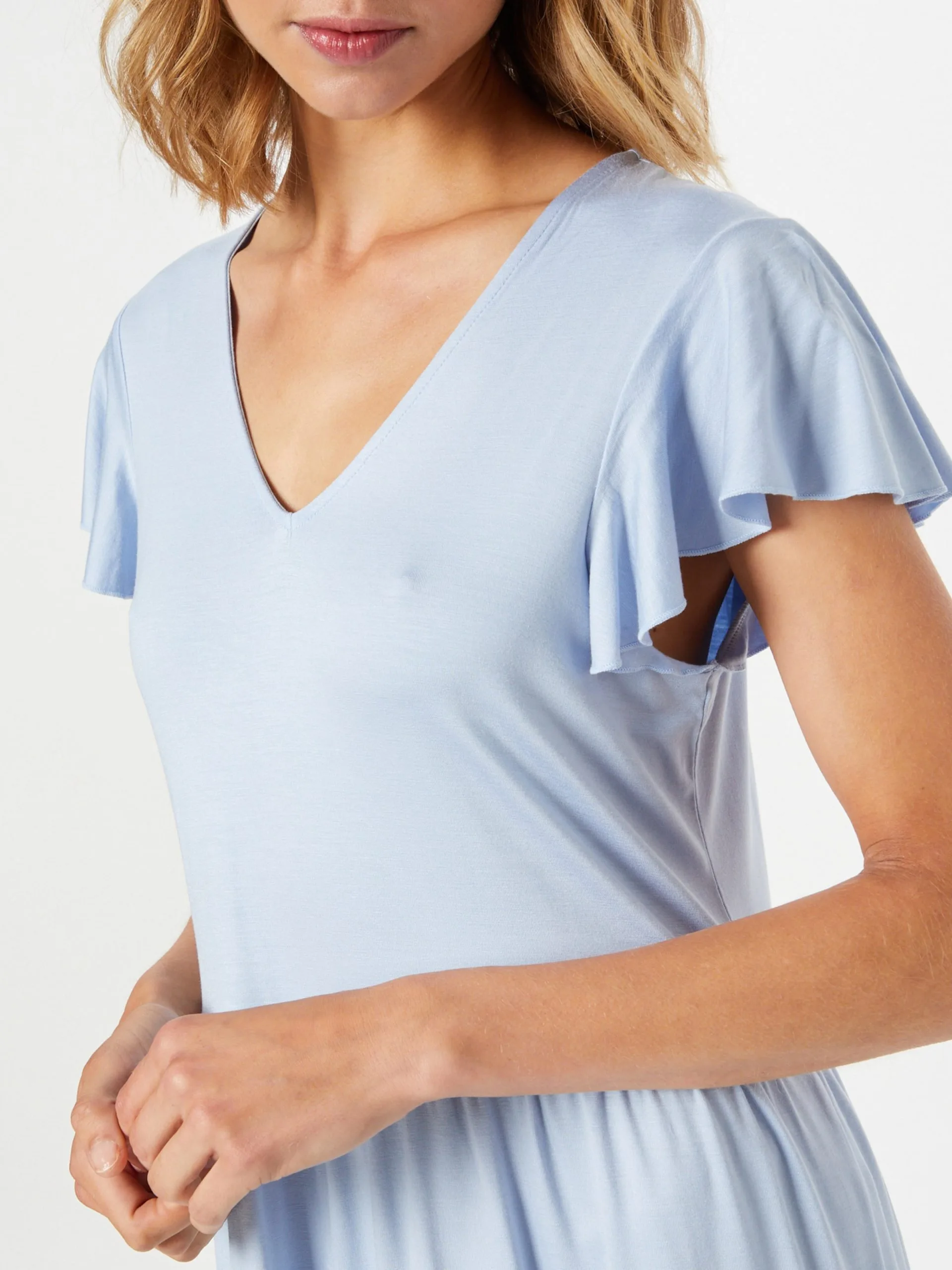 MOSS COPENHAGEN Mini Jurken Jurk Alvy Remi Dames Lichtblauw 2 MOSS COPENHAGEN Mini Jurken Jurk Alvy Remi Dames Lichtblauw - Afbeelding 2