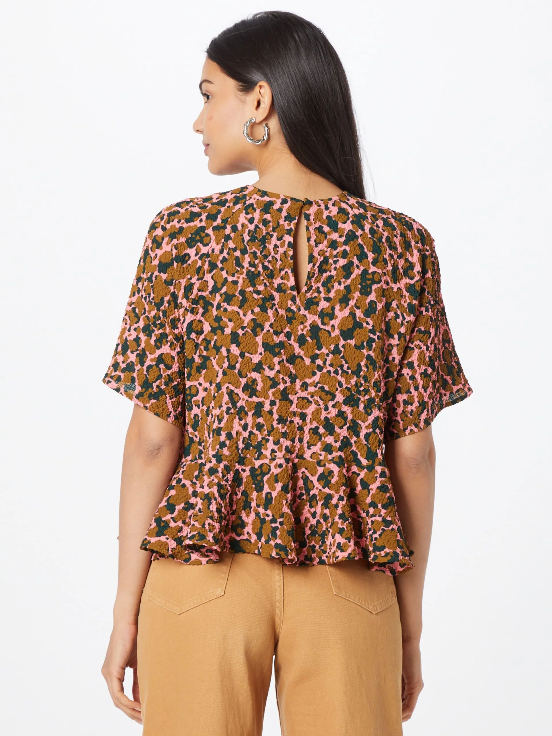 Blouses Met Korte Mouw Blouse Barla Dames Rosa 4 Blouses Met Korte Mouw Blouse Barla Dames Rosa - Afbeelding 4