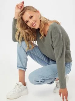 MOSS COPENHAGEN Fijngebreide Truien Trui Jilli Dames Groen 9 MOSS COPENHAGEN Fijngebreide Truien Trui Jilli Dames Groen -Moss Copenhagen Verkoop 1eb9788b9a27e85560d8695038b6b244