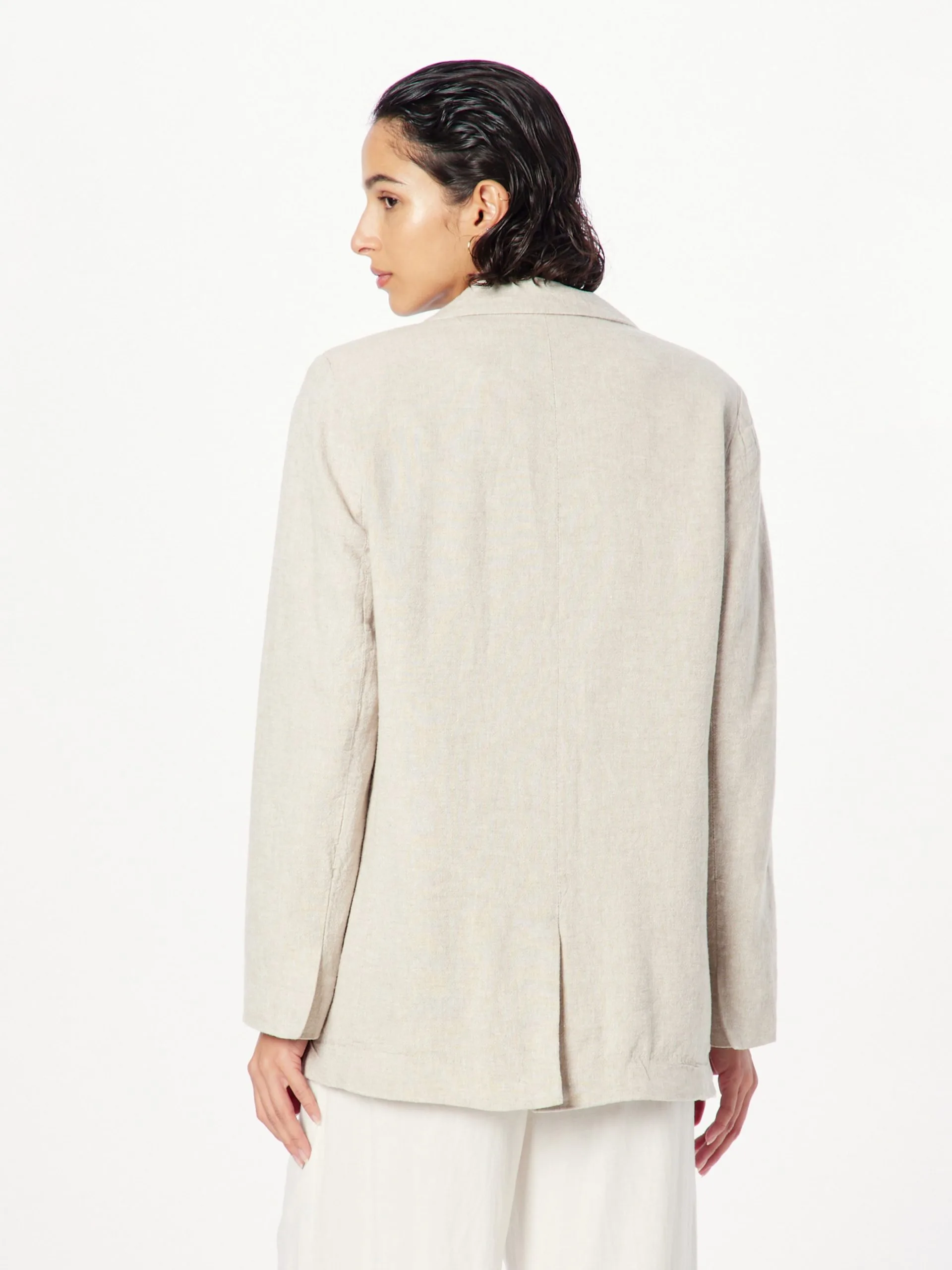 MOSS COPENHAGEN Klassieke Blazers Blazers Karima Ginia Dames Beige Gemêleerd 4 MOSS COPENHAGEN Klassieke Blazers Blazers Karima Ginia Dames Beige Gemêleerd - Afbeelding 4