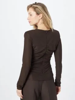 Blouseshirts Blouse GRACE Dames Donkerbruin 8 Blouseshirts Blouse GRACE Dames Donkerbruin -Moss Copenhagen Verkoop 2191a138df13c11273659f8ed0bcd340