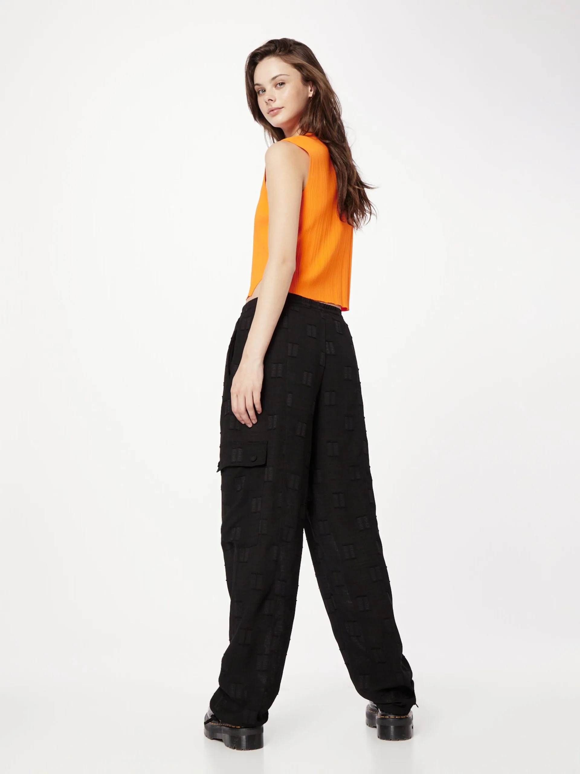 Cargobroeken Loosefit Cargobroek OCTAVIA Dames Zwart 4 Cargobroeken Loosefit Cargobroek OCTAVIA Dames Zwart - Afbeelding 4