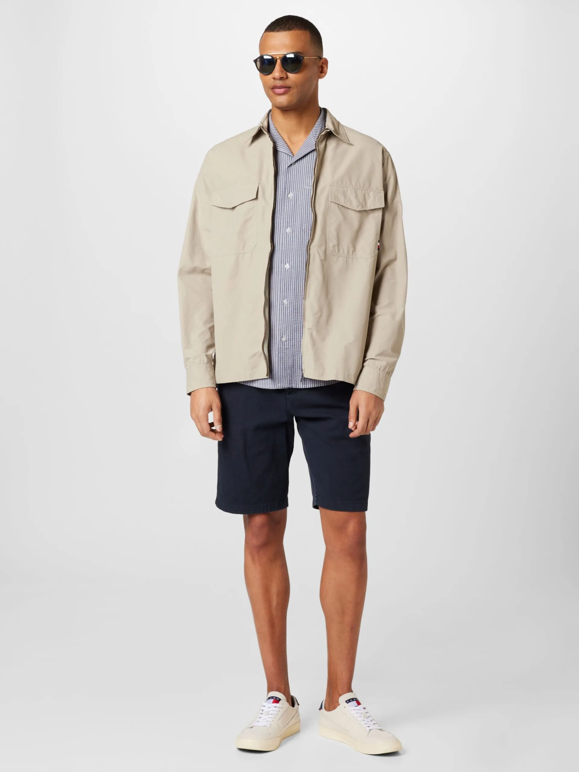 Casual Overhemden Regular Fit Overhemd Julius Seersucker Heren Marine 5 Casual Overhemden Regular Fit Overhemd Julius Seersucker Heren Marine - Afbeelding 5