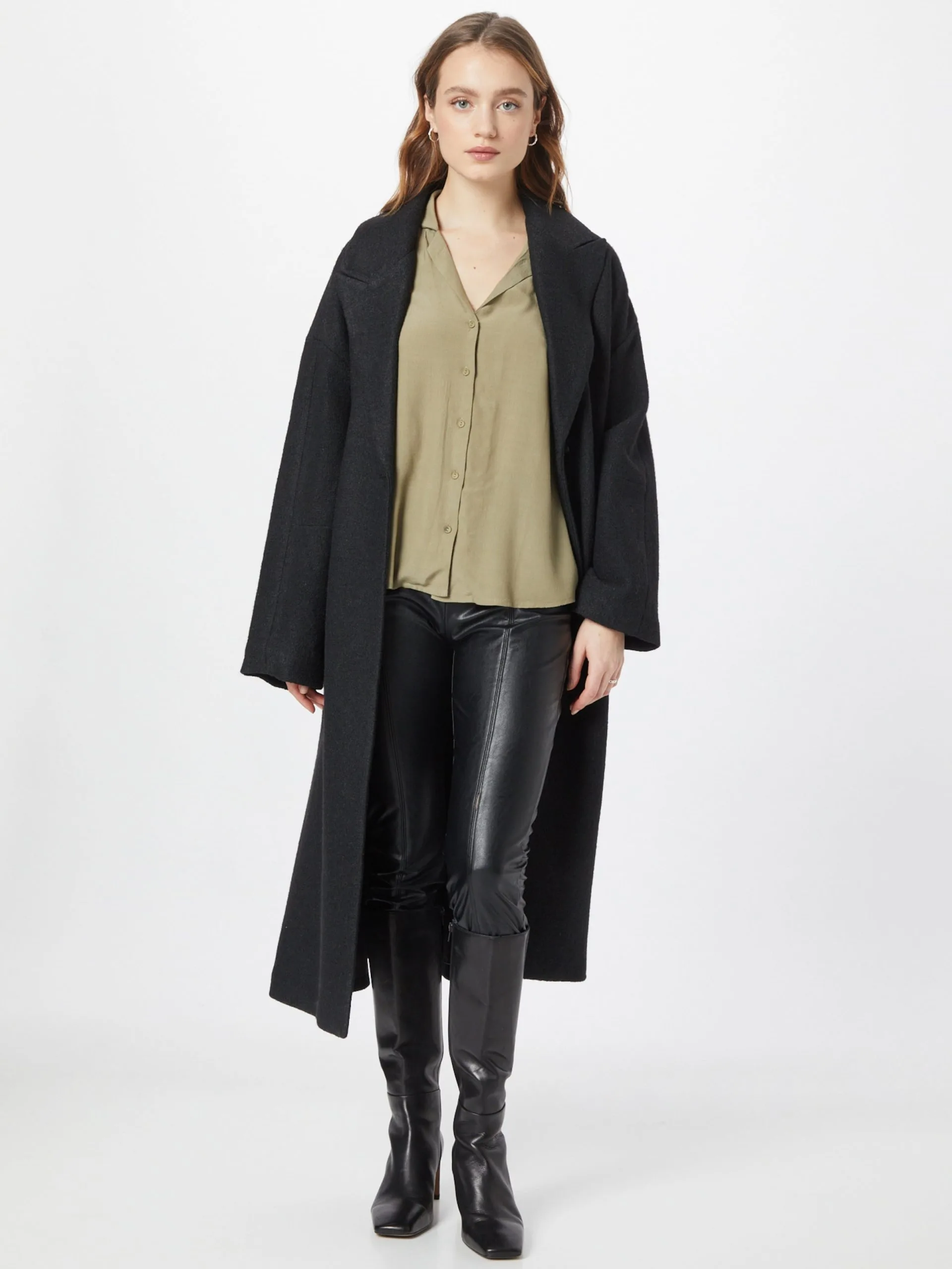 MOSS COPENHAGEN Blouses Met Korte Mouw Blouse Galiena Dames Kaki 5 MOSS COPENHAGEN Blouses Met Korte Mouw Blouse Galiena Dames Kaki - Afbeelding 5