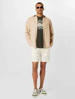 T-shirts Shirt Nico Heren Kaki -Moss Copenhagen Verkoop 2830a23fd33d20e824bc043b319375ca