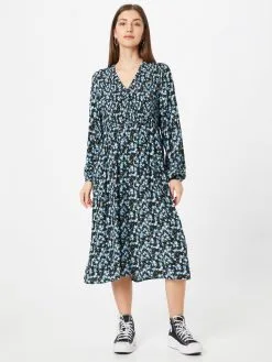 MOSS COPENHAGEN Midi Jurken Jurk Kalika Jalina Dames Navy / Smoky Blue 7 MOSS COPENHAGEN Midi Jurken Jurk Kalika Jalina Dames Navy / Smoky Blue -Moss Copenhagen Verkoop 285e3b25fcfaeea821daf54e7833903a