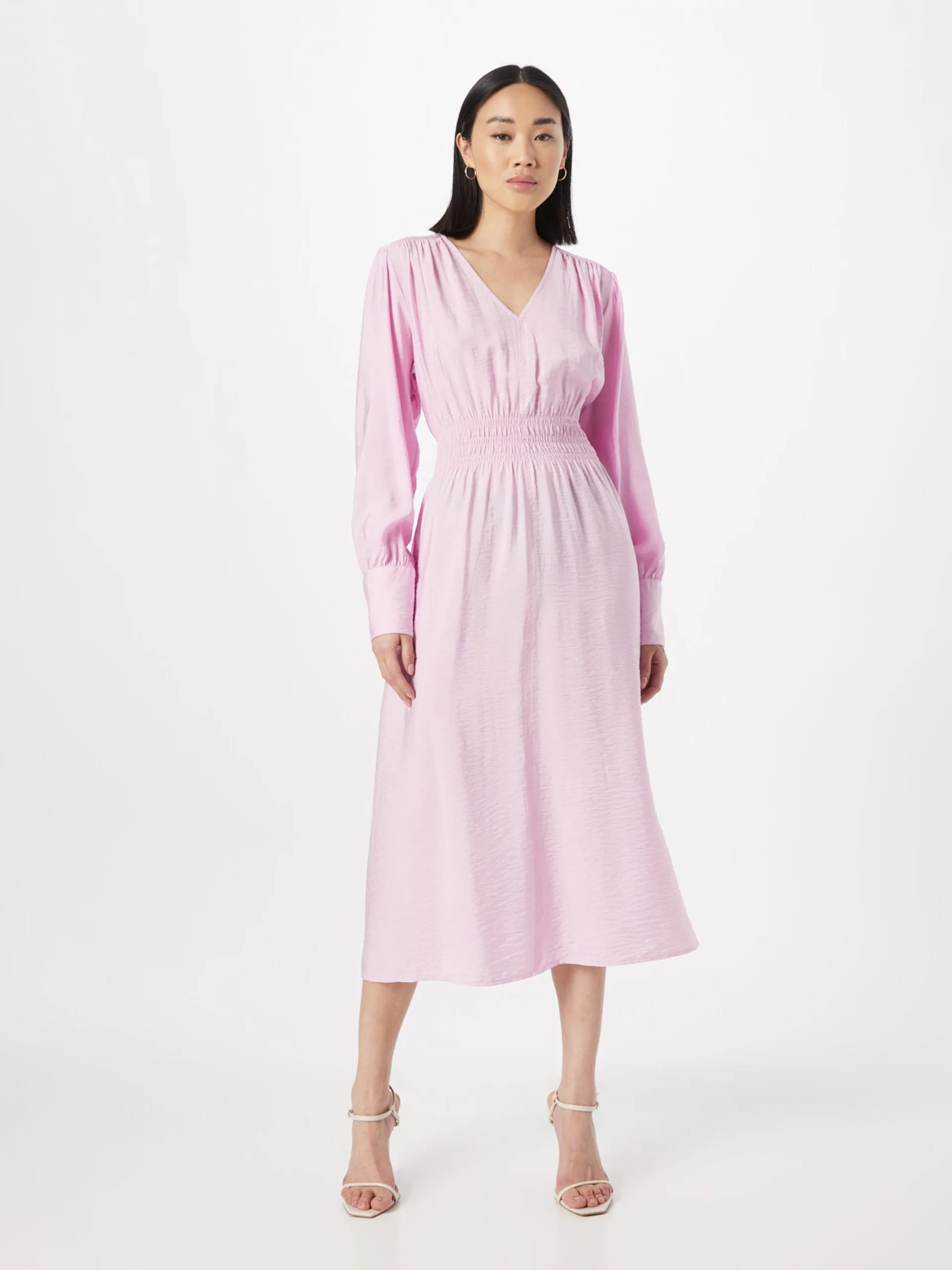 MOSS COPENHAGEN Midi Jurken Jurk Dames Lavendel 2 MOSS COPENHAGEN Midi Jurken Jurk Dames Lavendel - Afbeelding 2