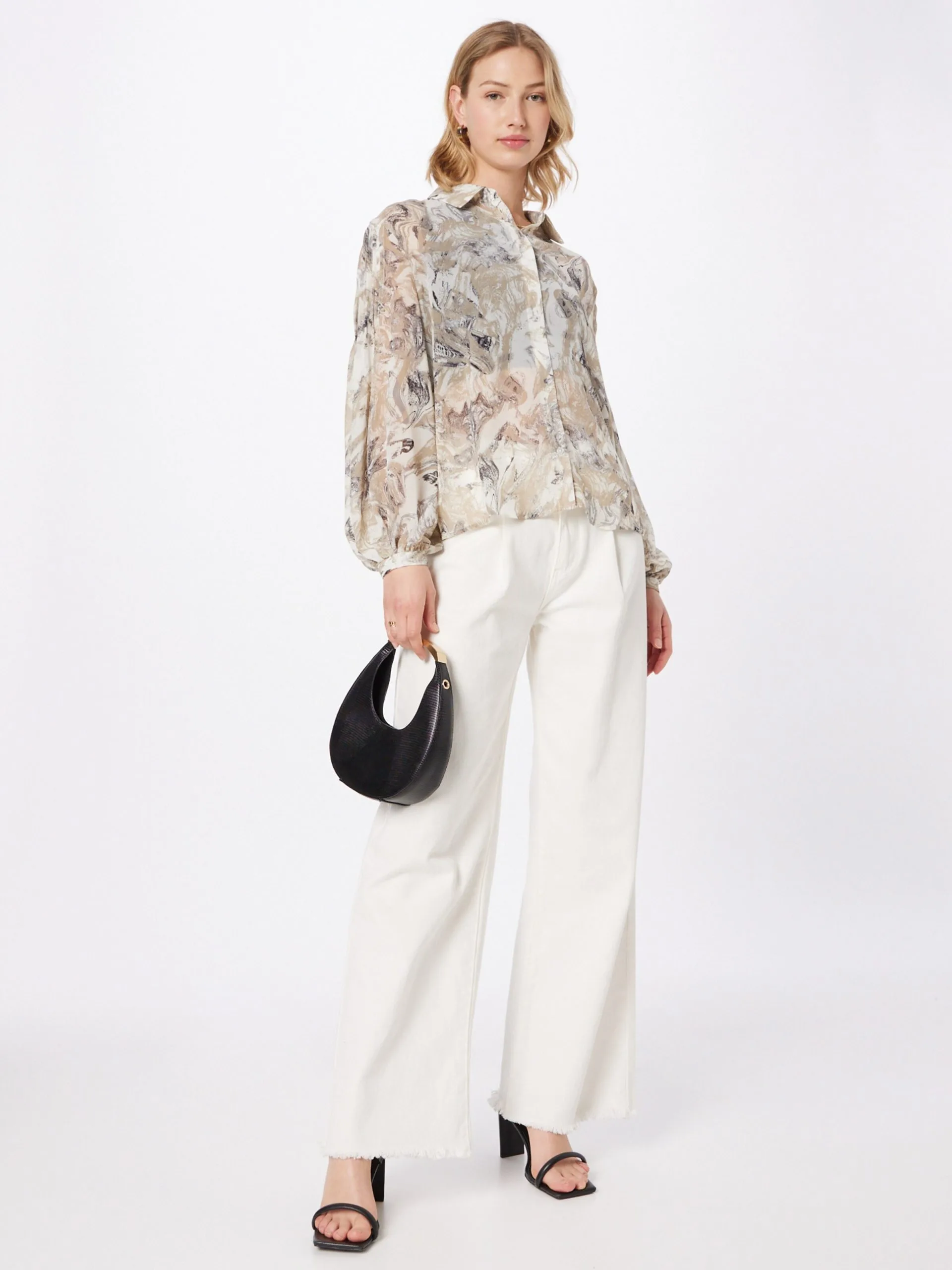 MOSS COPENHAGEN Overhemden Blouse Kabrina Dames Beige / Lichtbeige 5 MOSS COPENHAGEN Overhemden Blouse Kabrina Dames Beige / Lichtbeige - Afbeelding 5