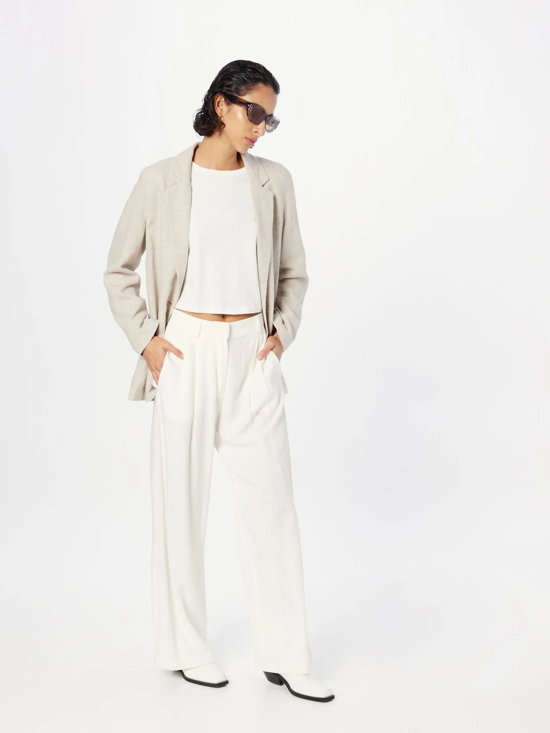 MOSS COPENHAGEN Klassieke Blazers Blazers Karima Ginia Dames Beige Gemêleerd 5 MOSS COPENHAGEN Klassieke Blazers Blazers Karima Ginia Dames Beige Gemêleerd - Afbeelding 5