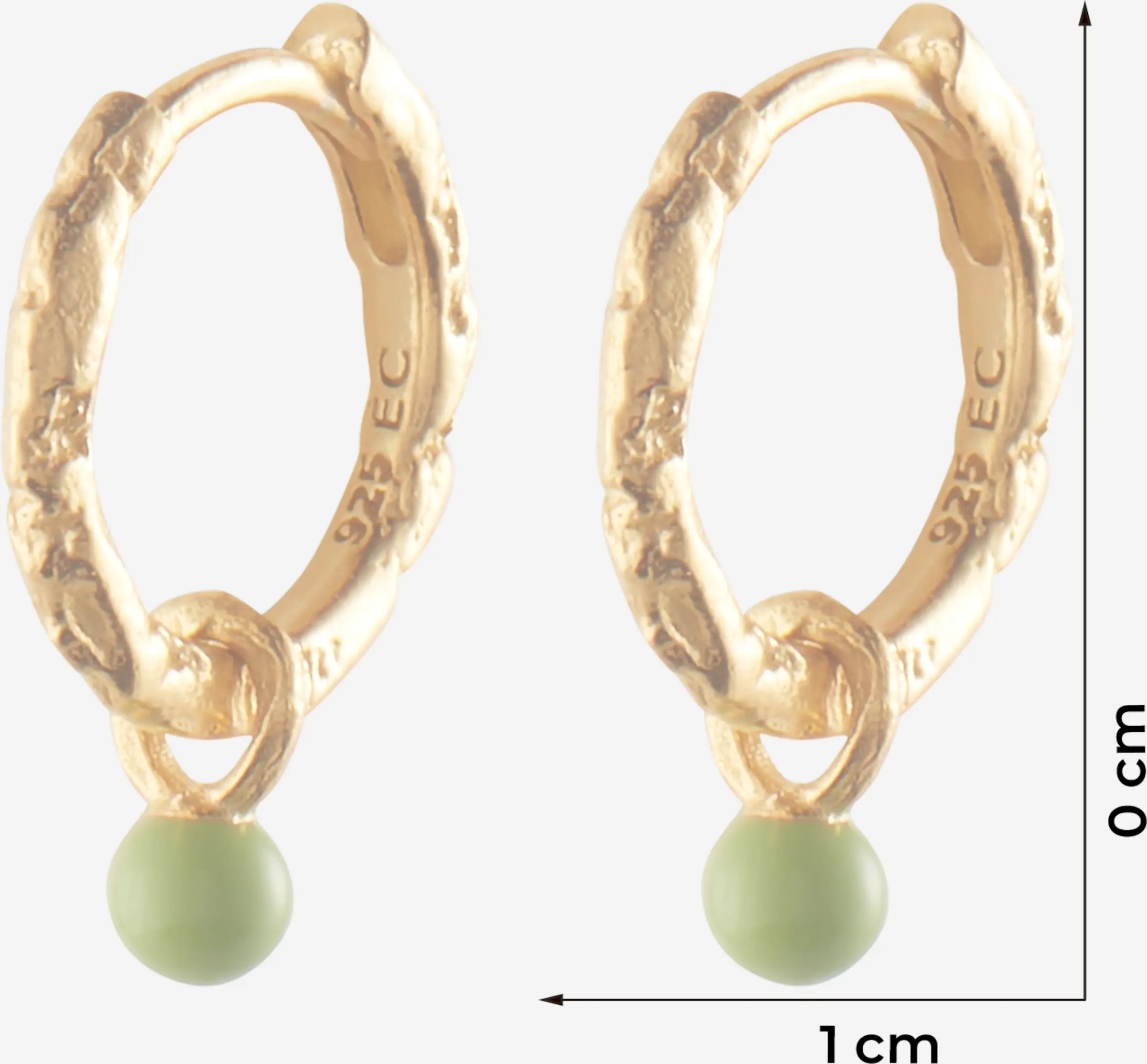 Oorringen Oorbellen Belle Dames Goud 2 Oorringen Oorbellen Belle Dames Goud - Afbeelding 2