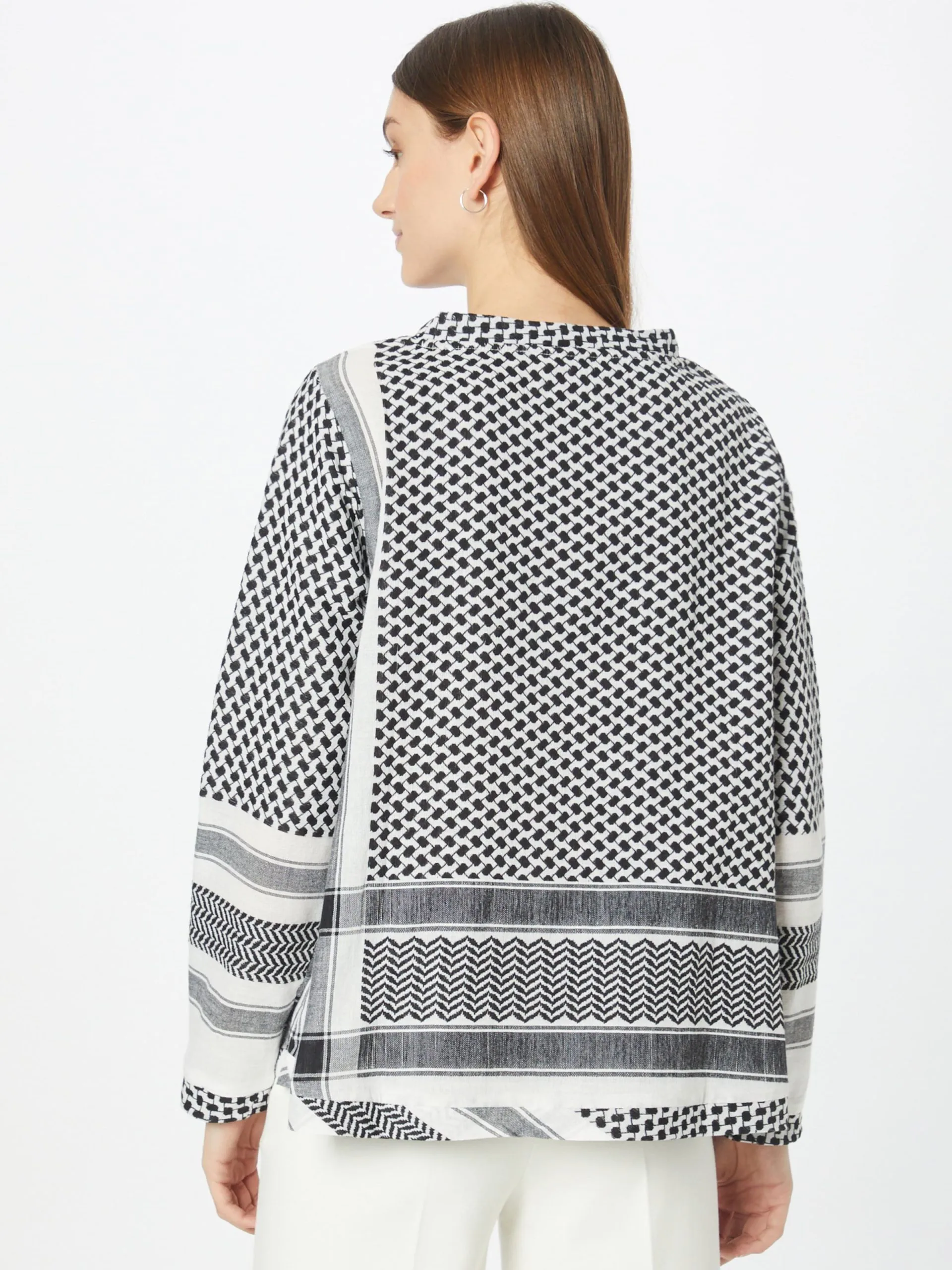 Blouseshirts Blouse Dames Zwart 4 Blouseshirts Blouse Dames Zwart - Afbeelding 4