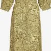 MOSS COPENHAGEN Maxi Jurken Jurk Divina Ladonna Dames Geel