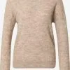 MOSS COPENHAGEN Fijngebreide Truien Trui Femme Dames Beige