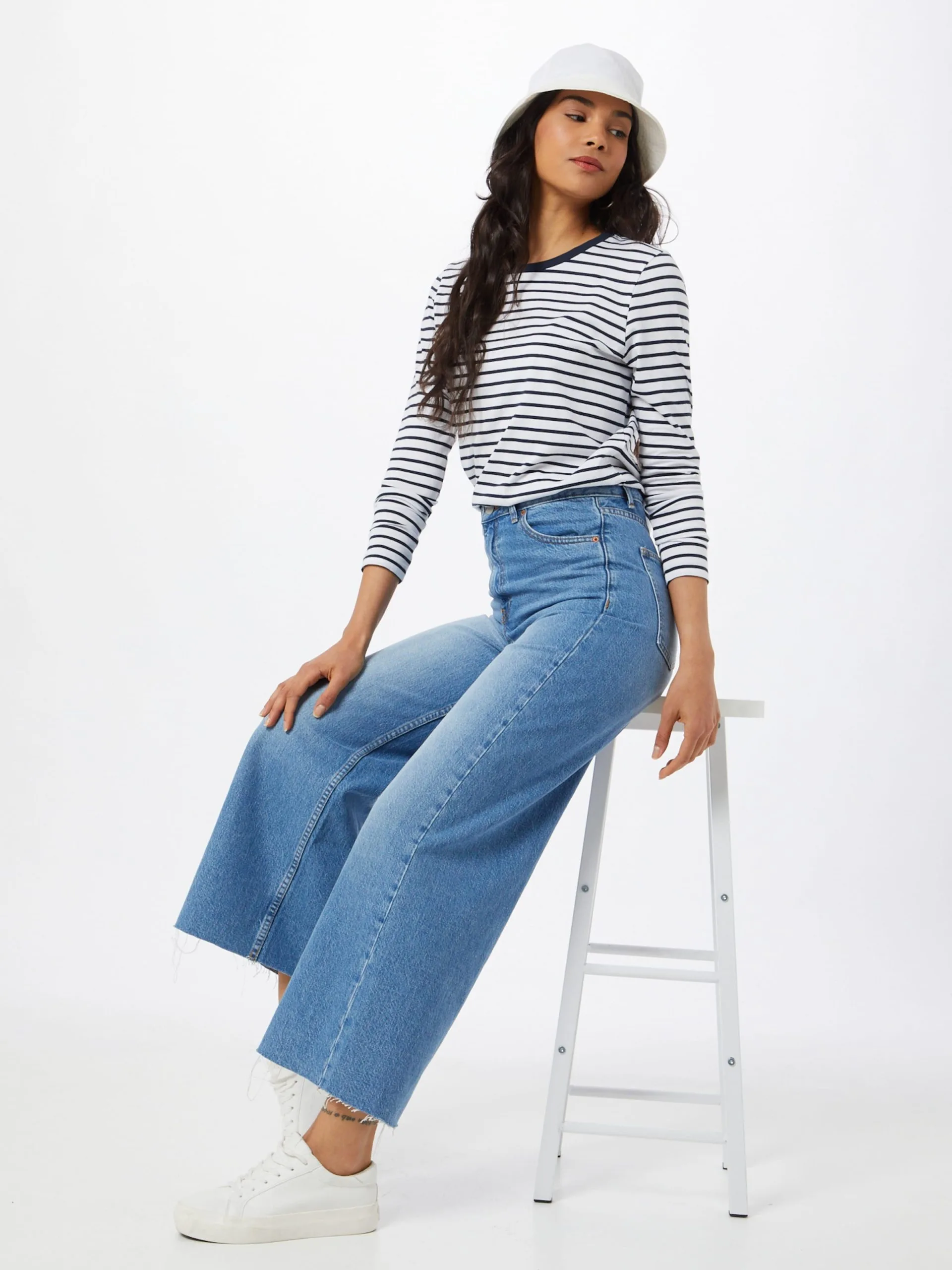 MOSS COPENHAGEN Longsleeves Shirt Dames Wit 5 MOSS COPENHAGEN Longsleeves Shirt Dames Wit - Afbeelding 5