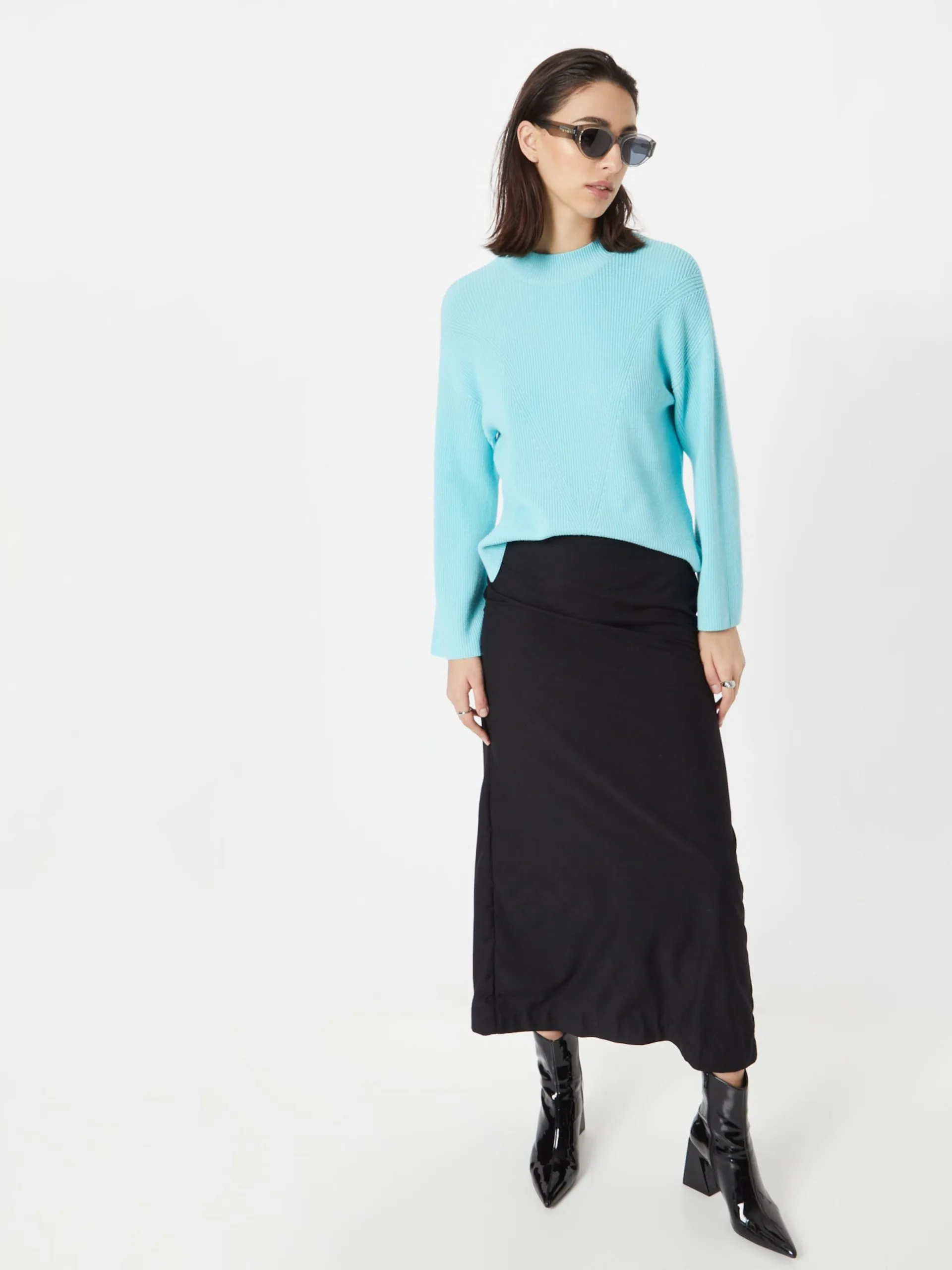 MOSS COPENHAGEN Basic Truien Trui Sassia Dames Lichtblauw 5 MOSS COPENHAGEN Basic Truien Trui Sassia Dames Lichtblauw - Afbeelding 5