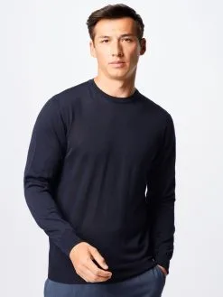 Crewneck Truien Trui Heren Nachtblauw 7 Crewneck Truien Trui Heren Nachtblauw -Moss Copenhagen Verkoop 3013cfd7bc1debdc92c63810fc705c84