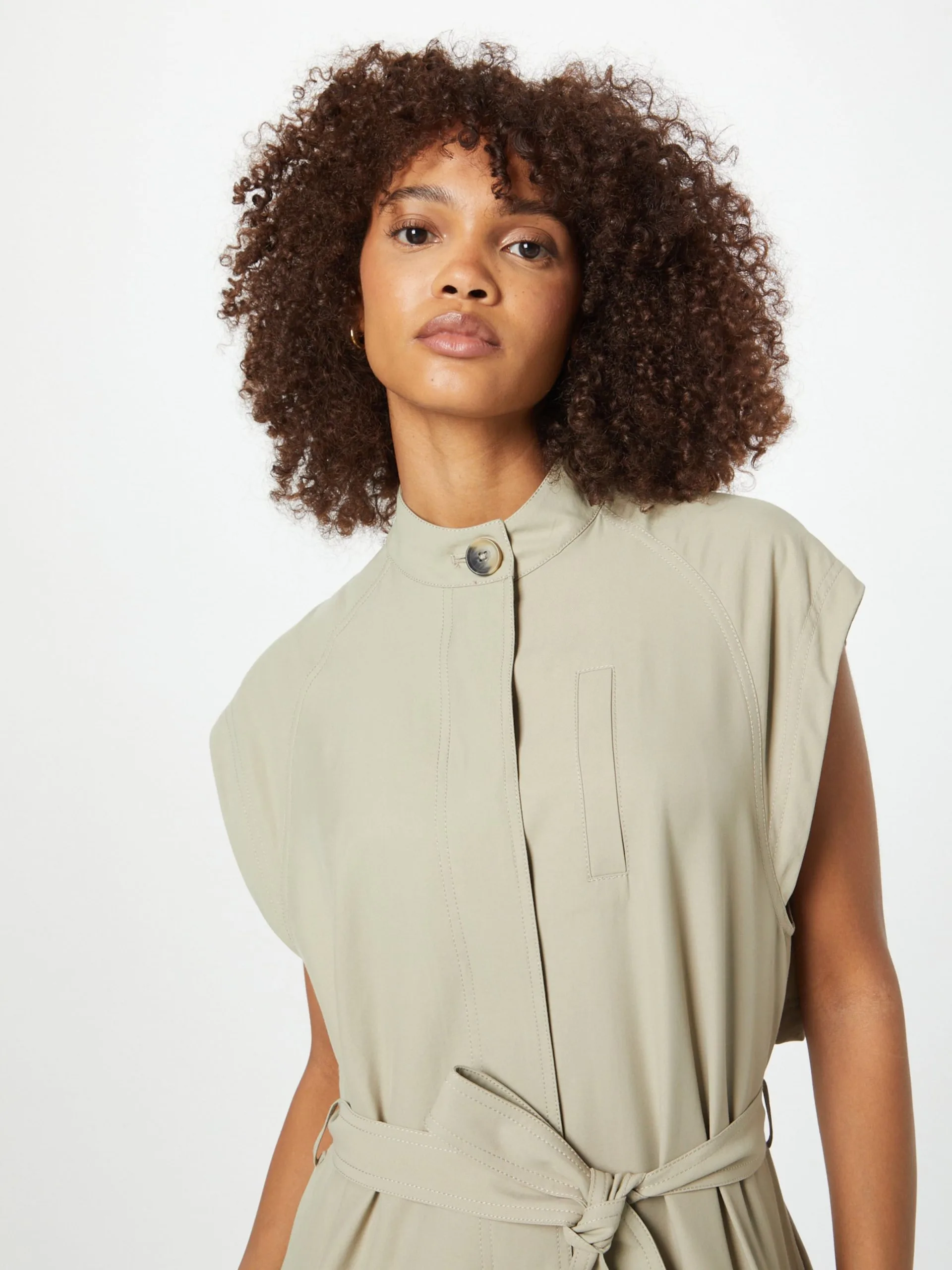 MOSS COPENHAGEN Maxi Jurken Jurk Dames Greige 2 MOSS COPENHAGEN Maxi Jurken Jurk Dames Greige - Afbeelding 2