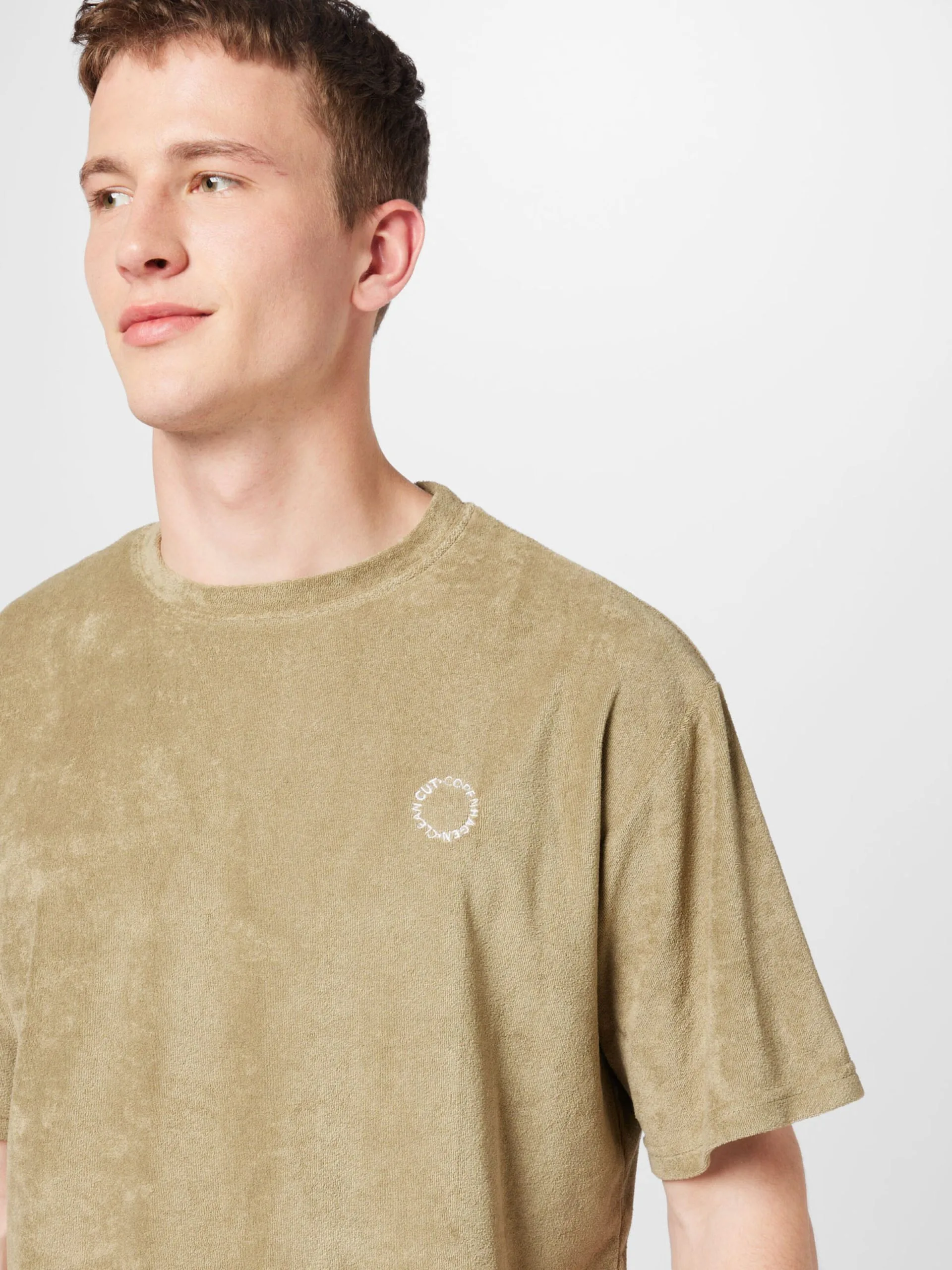 T-shirts Shirt Alberto Terry Heren Olijfgroen 2 T-shirts Shirt Alberto Terry Heren Olijfgroen - Afbeelding 2