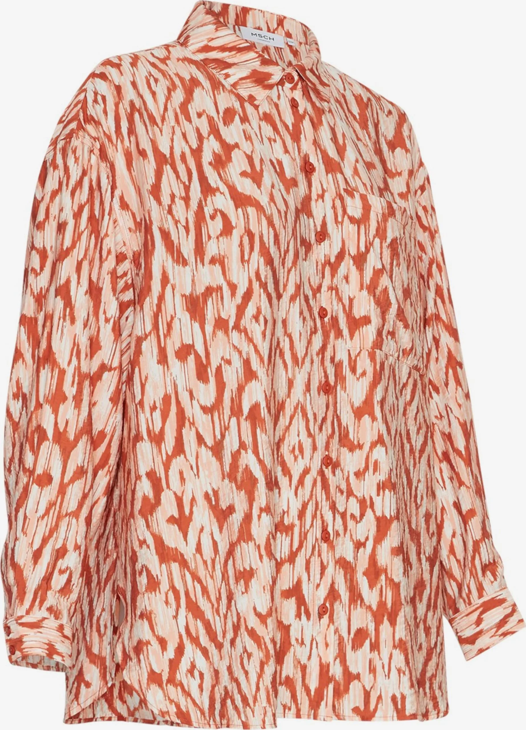 MOSS COPENHAGEN Overhemden Blouse Orlena Ladonna Dames Oranje 2 MOSS COPENHAGEN Overhemden Blouse Orlena Ladonna Dames Oranje - Afbeelding 2