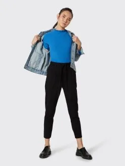 MOSS COPENHAGEN Bandplooibroeken Tapered Bandplooibroek Popye Dames Zwart 9 MOSS COPENHAGEN Bandplooibroeken Tapered Bandplooibroek Popye Dames Zwart -Moss Copenhagen Verkoop 32a02f0d5f3e8874660211e3b0963ef5