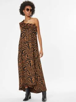 Maxi Jurken Jurk ASLAUG Dames Karamel -Moss Copenhagen Verkoop 33336b8dabb6b4ea61a08299b241f27e